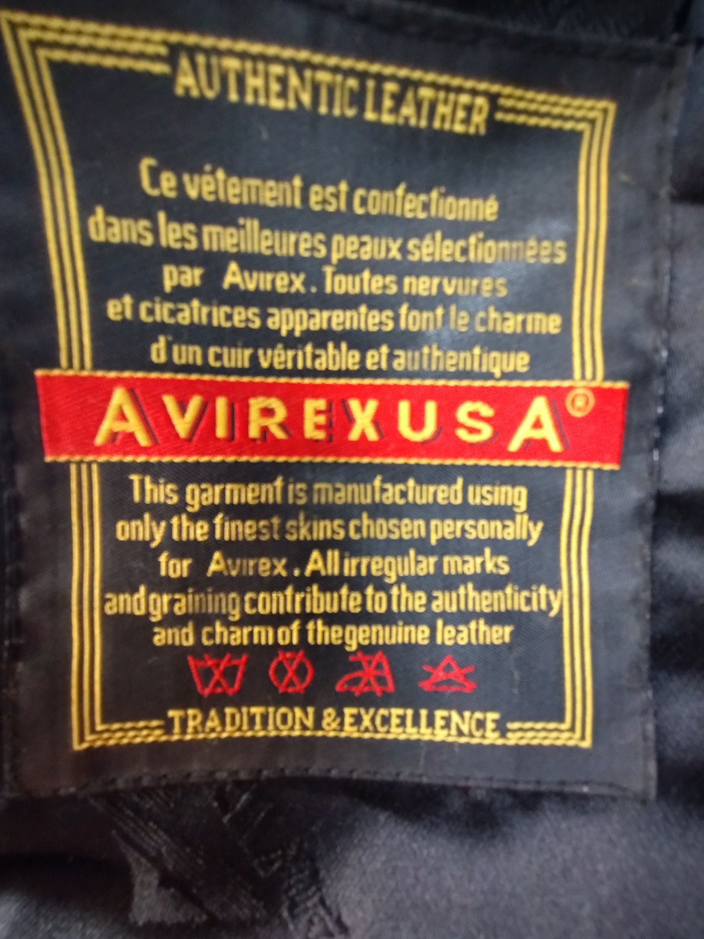 Avirex Avirex USA Men’s Black Leather Jacket Size XL Excellent Cond Size US XL / EU 56 / 4 - 9 Thumbnail