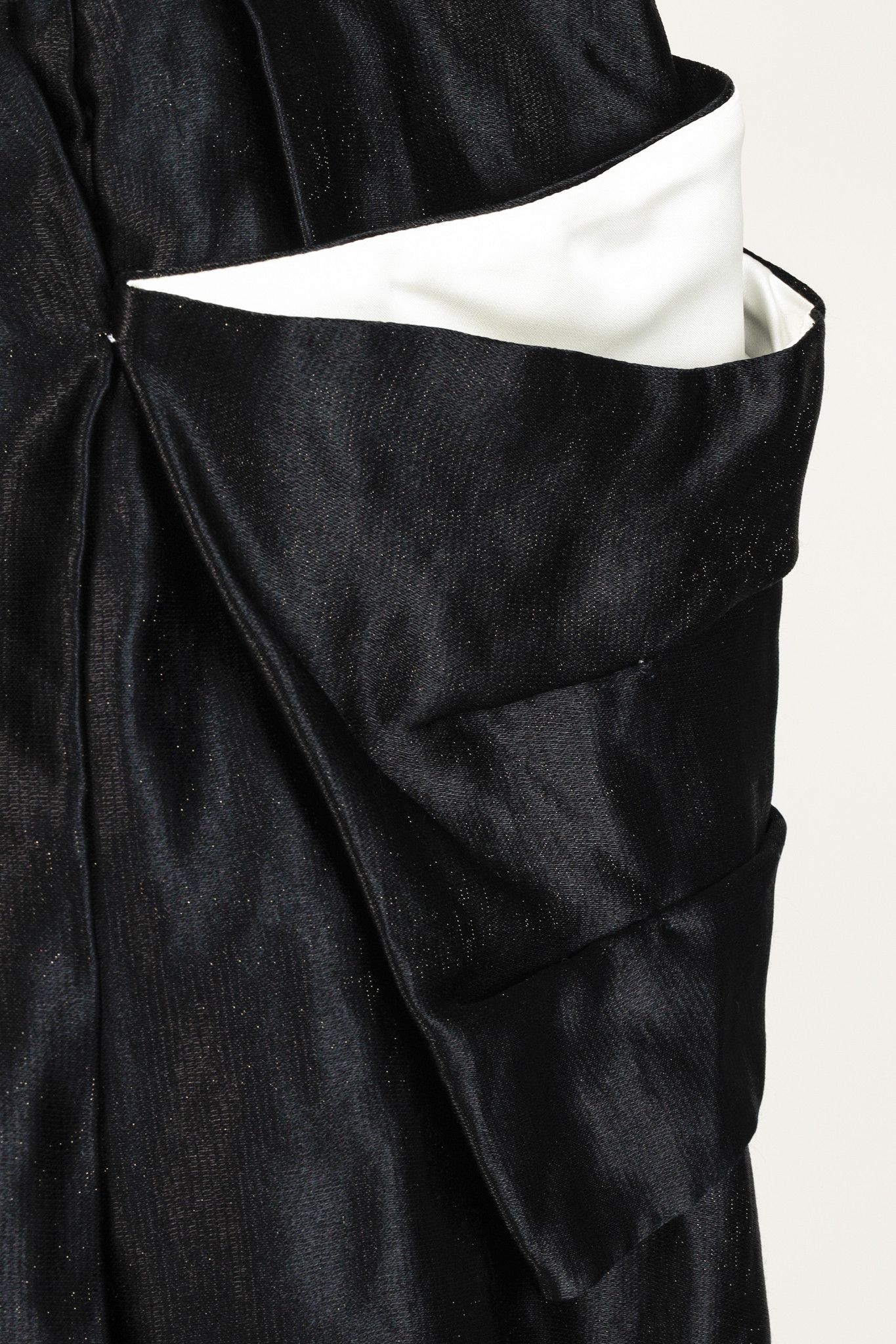 Prada Prada 2009 Black Large Satin Bow Skirt Size 28" / US 6 / IT 42 - 8 Thumbnail