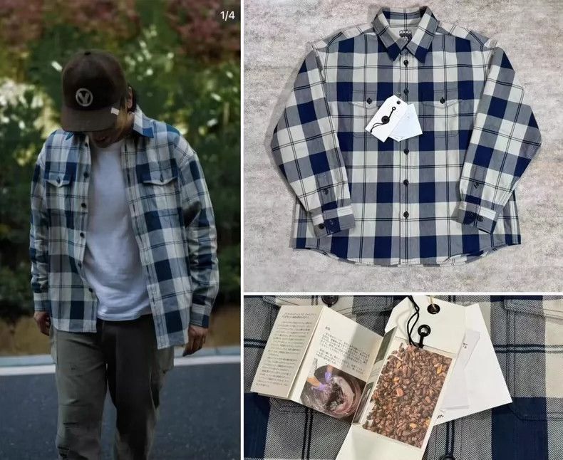 Visvim Visvim 23ss ICT Lumber Shirt in Dark Indigo-2506 Size US M / EU 48-50 / 2 - 1 Thumbnail