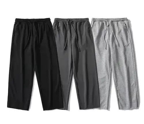 Japanese Brand 20AW Indigo Union Japan Black Straight Legs Sweatpants Size US 32 / EU 48 - 3 Thumbnail