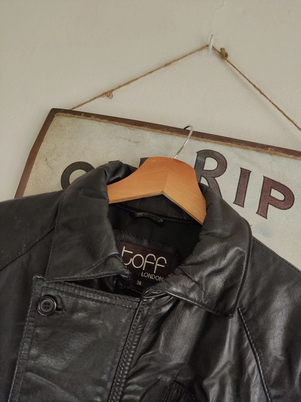 Japanese Brand × Vintage Vintage Leather jacket moto avant garde swag drip y2k 90s Size US S / EU 44-46 / 1 - 5 Thumbnail