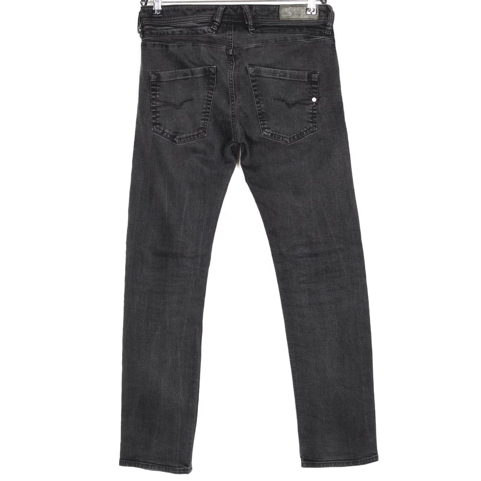 Diesel DIESEL BELTHER 0886Z Jeans Men Slim Tapered Stretch W29 L32 Regular DZ8272 5-Pocket Grey Denim Vintage No Size US 29 - 2 Thumbnail