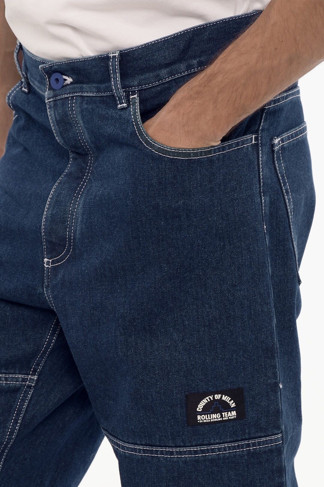og1mm0824 Straight Leg Regular Fit Jeans in Blue