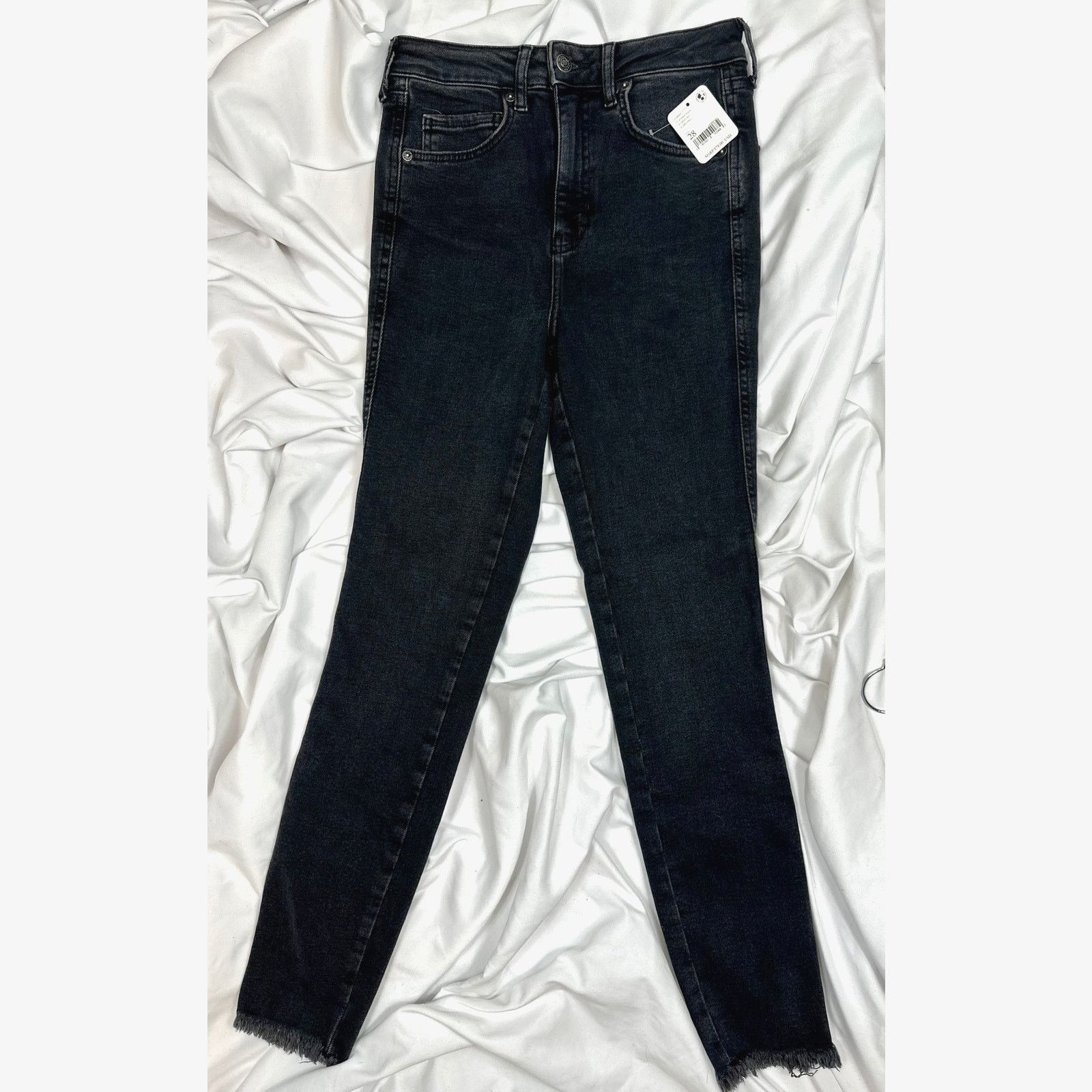 Free People Free People High Rise Jeggings Black size 28 Size 28" / US 6 / IT 42 - 4 Thumbnail