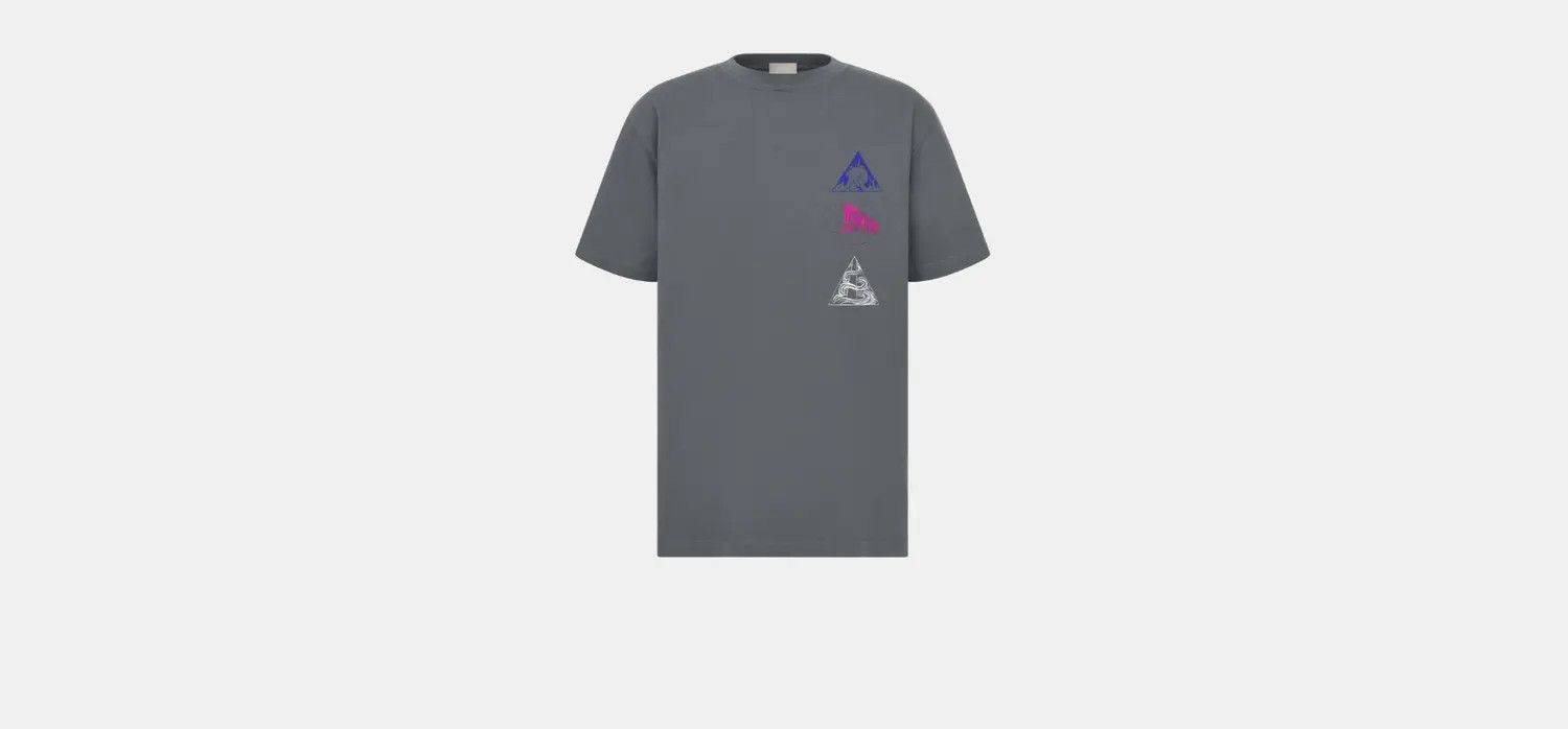 o1w1db10824 T-Shirt Relaxed Fit in Grey