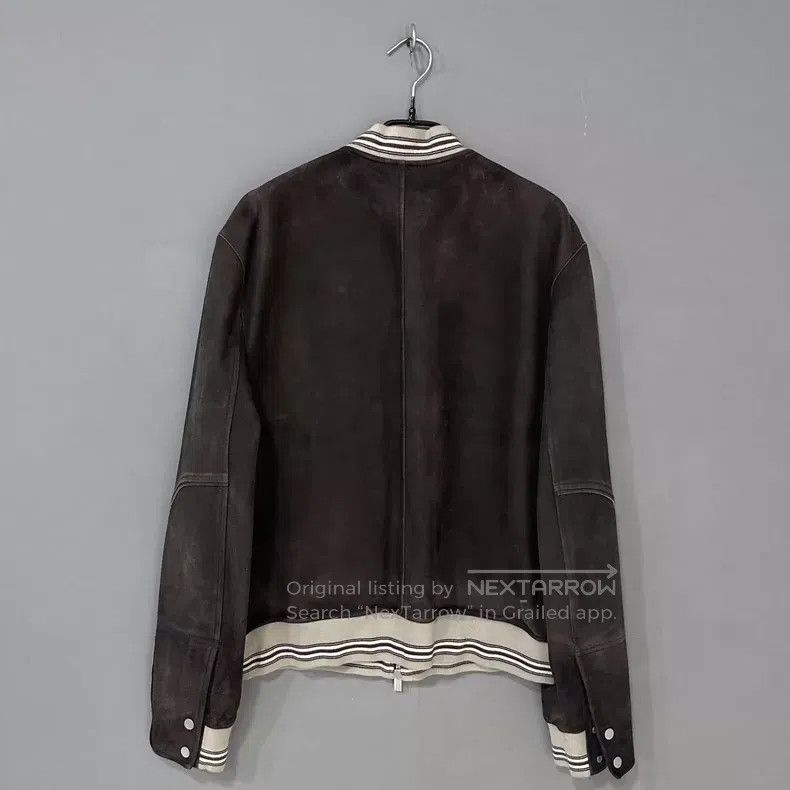Hermes Hermes Brown Genuine Leather Zip-Up Jacket Size US L / EU 52-54 / 3 - 3 Thumbnail