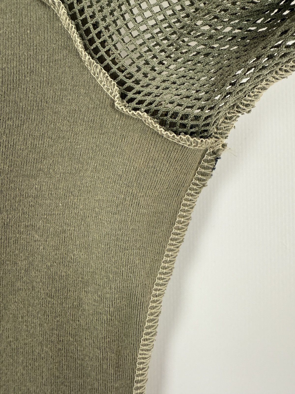 Vintage Y2K Vintage Military School NJ Mesh Sleeves Cotton Top XS Size XS / US 0-2 / IT 36-38 - 6 Thumbnail