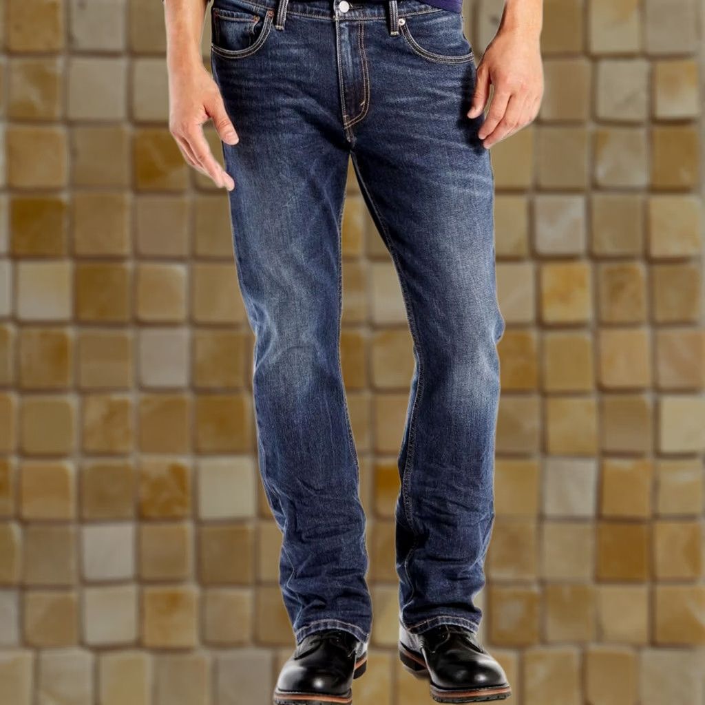 Levi's Levi's 527 Jeans Slim Bootcut XL? 40 30 Blue Denim 5-Pocket Zip Closure Stretch N/A Logo Mens Jeans Size US 40 / EU 56 - 1 Preview
