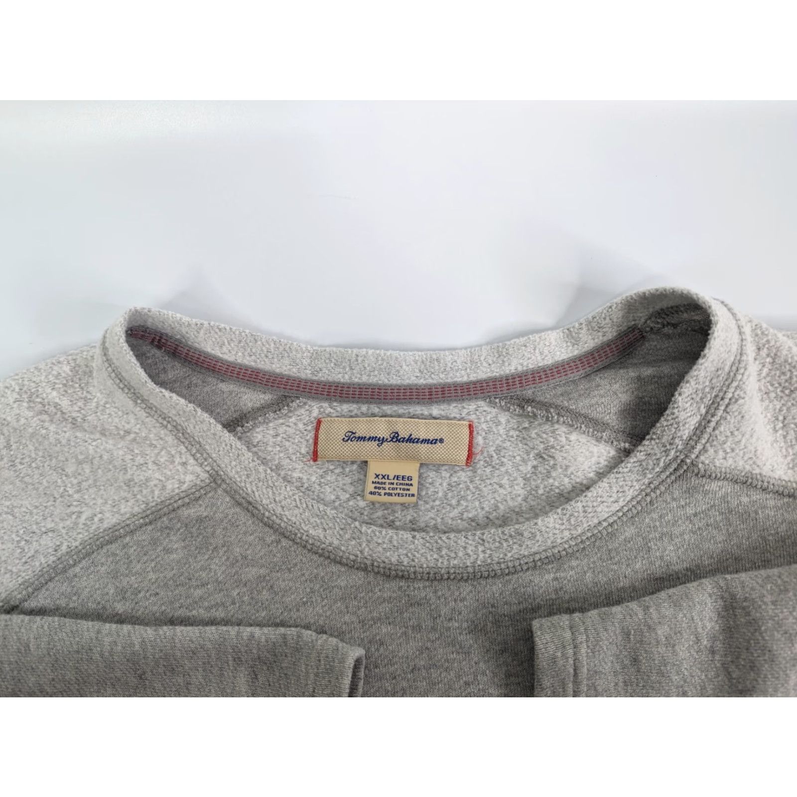 Tommy Bahama Tommy Bahama Sweatshirt Men 2XL Grey Marlin Logo Fleece Pullover Crew Neck Size US XXL / EU 58 / 5 - 7 Thumbnail