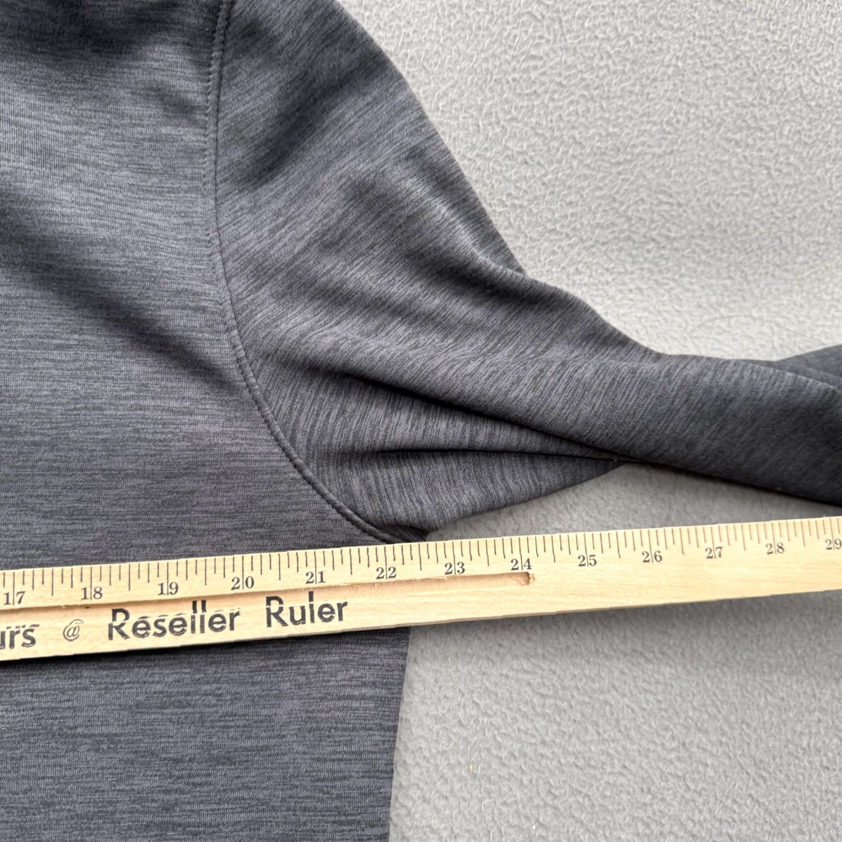 Logo 7 Vortex Hoodie Mens Large Gray Polyester Fleece Logo Pullover Sweatshirt SOF15766 Size US L / EU 52-54 / 3 - 5 Thumbnail