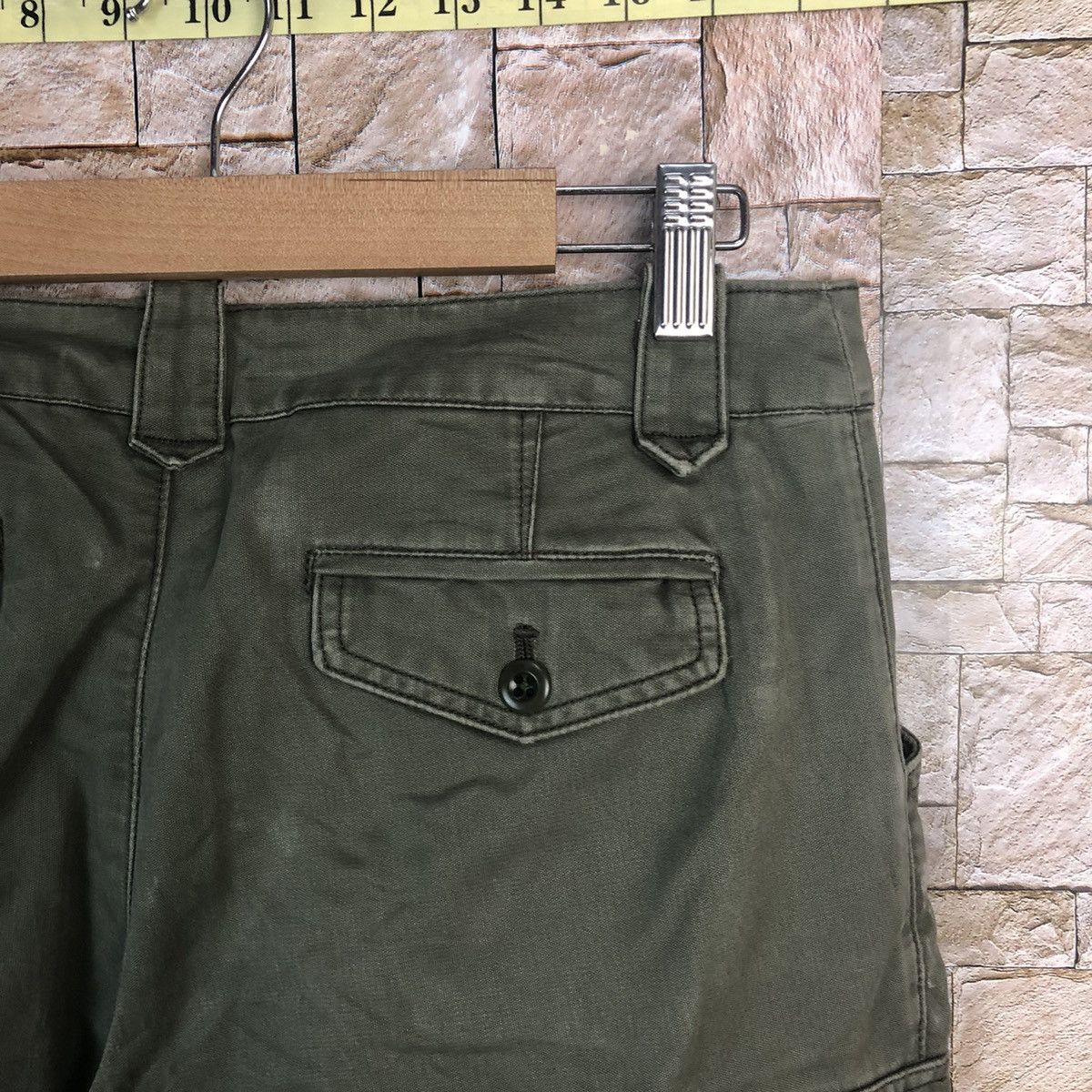 Japanese Brand Fredy Npit Green Cargo Multipocket Pants #A48 Size US 29 - 16 Thumbnail