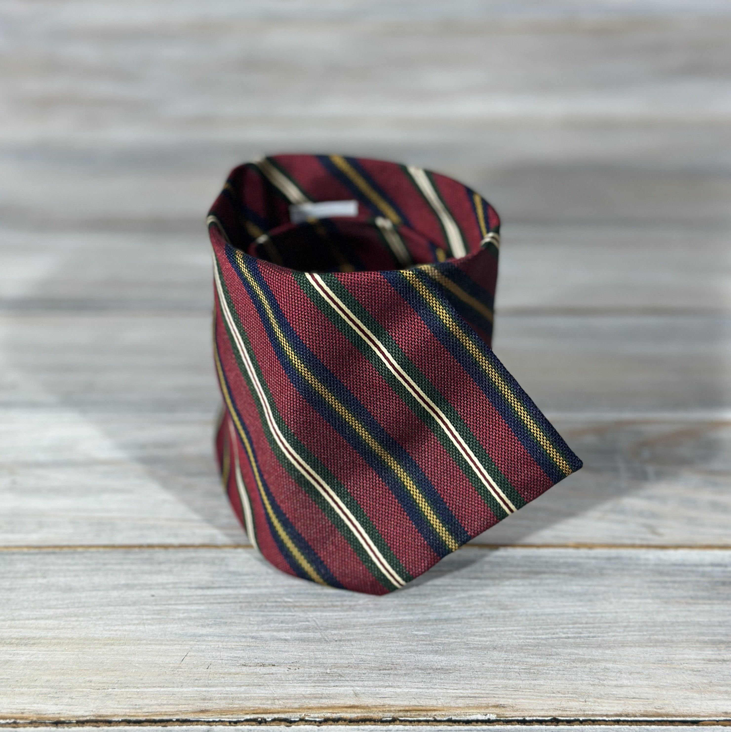 Aquascutum AQUASCUTUM Of London Made In England Silk Striped Tie Luxury Size ONE SIZE - 1 Thumbnail