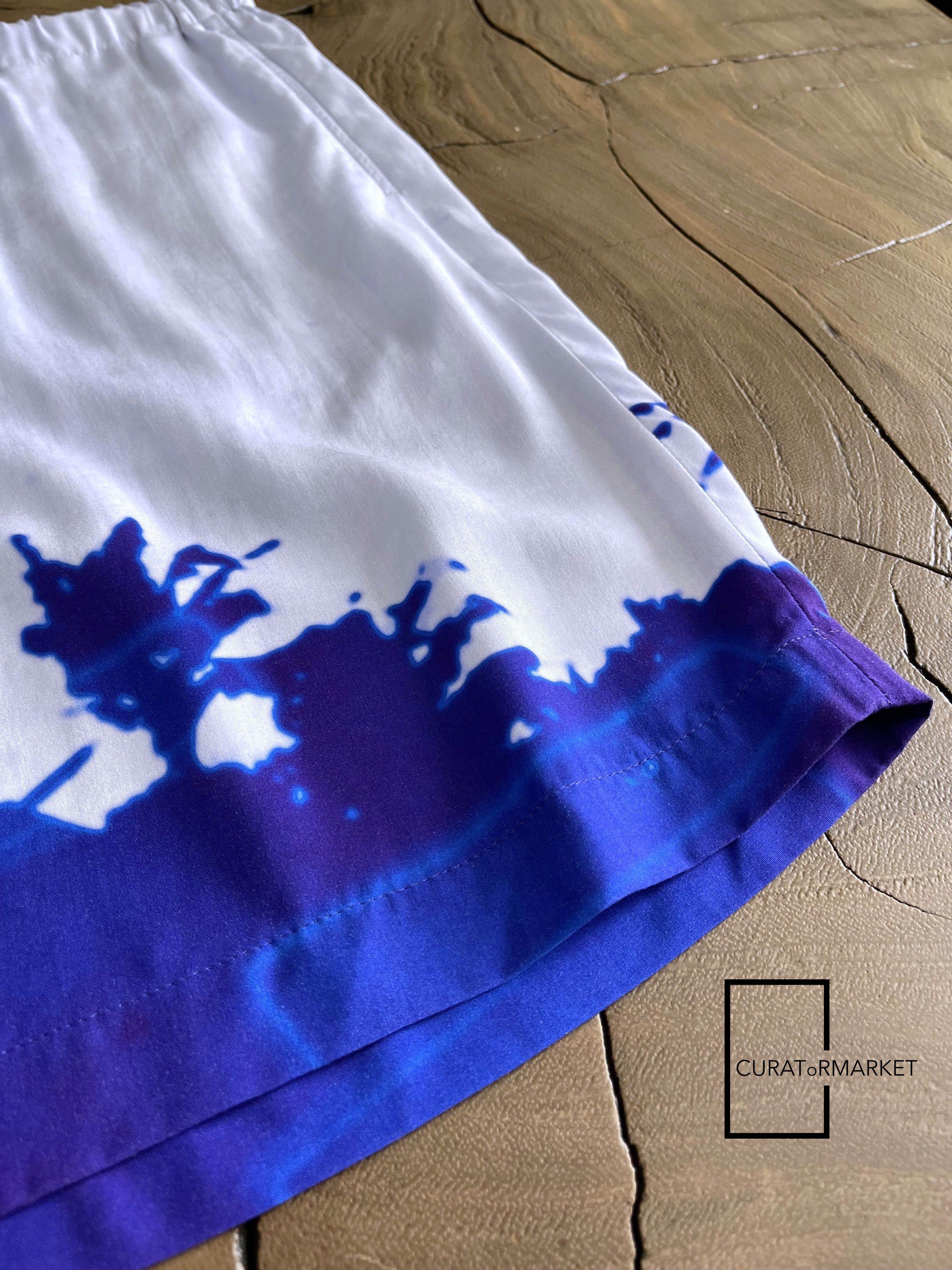 Dries Van Noten EU46 Piper Psychedelic Palm Len Lye Print Graphic Short SS21 Size US 30 / EU 46 - 2 Thumbnail