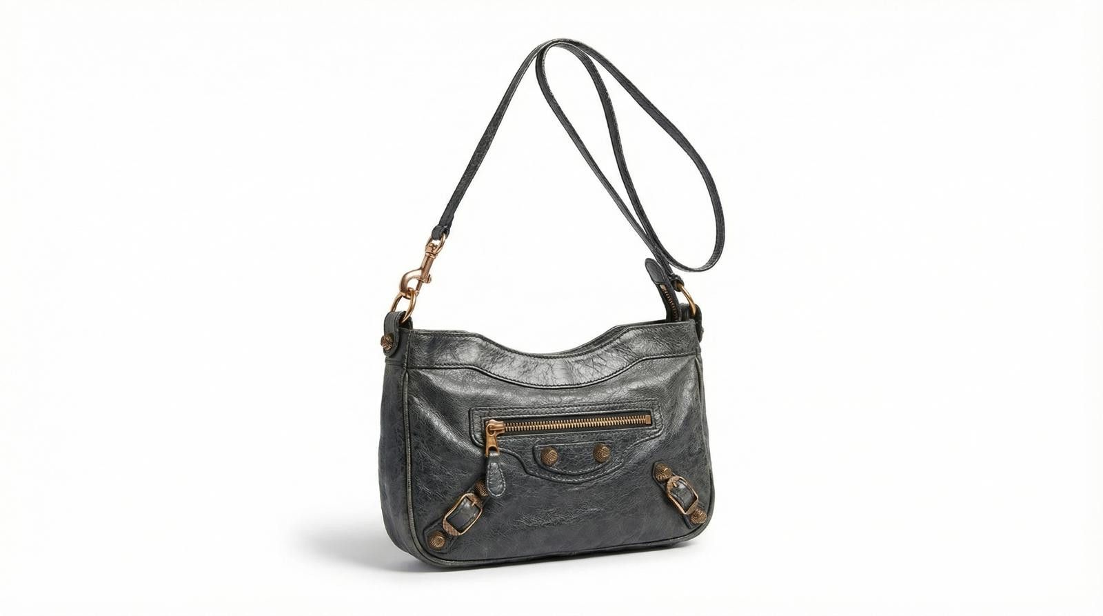 Balenciaga Balenciaga - Classic Black Leather City Bag Size ONE SIZE - 1 Thumbnail