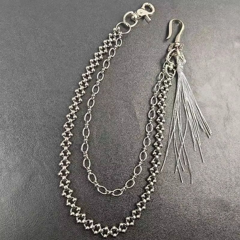 Japanese Brand × Jewelry Punk Buckle Stainless Steel Pants Chain Size ONE SIZE - 2 Thumbnail