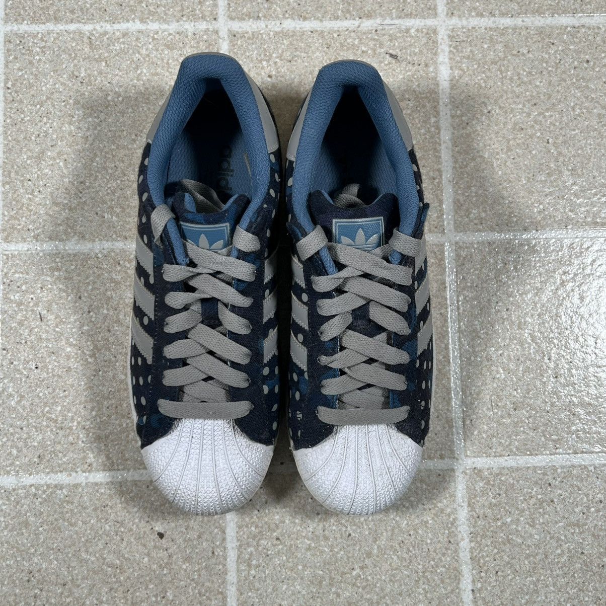 Adidas Adidas Superstar 2 Dot Camo Pack Men sz 7.5 Navy Blue/Gray Size US 7.5 / EU 40-41 - 2 Thumbnail