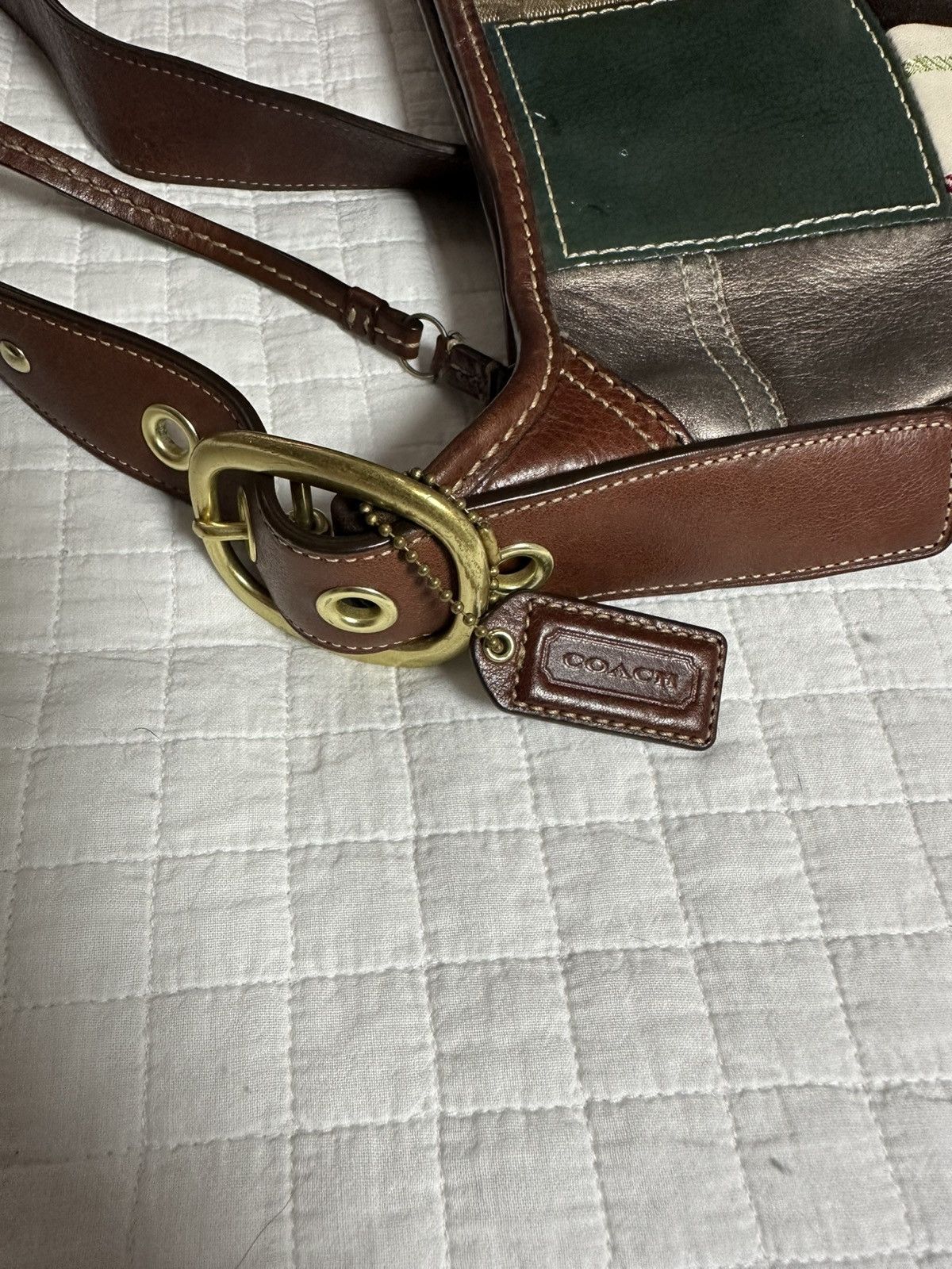 Coach Coach vintage patchwork crossbody bag Size ONE SIZE - 4 Thumbnail