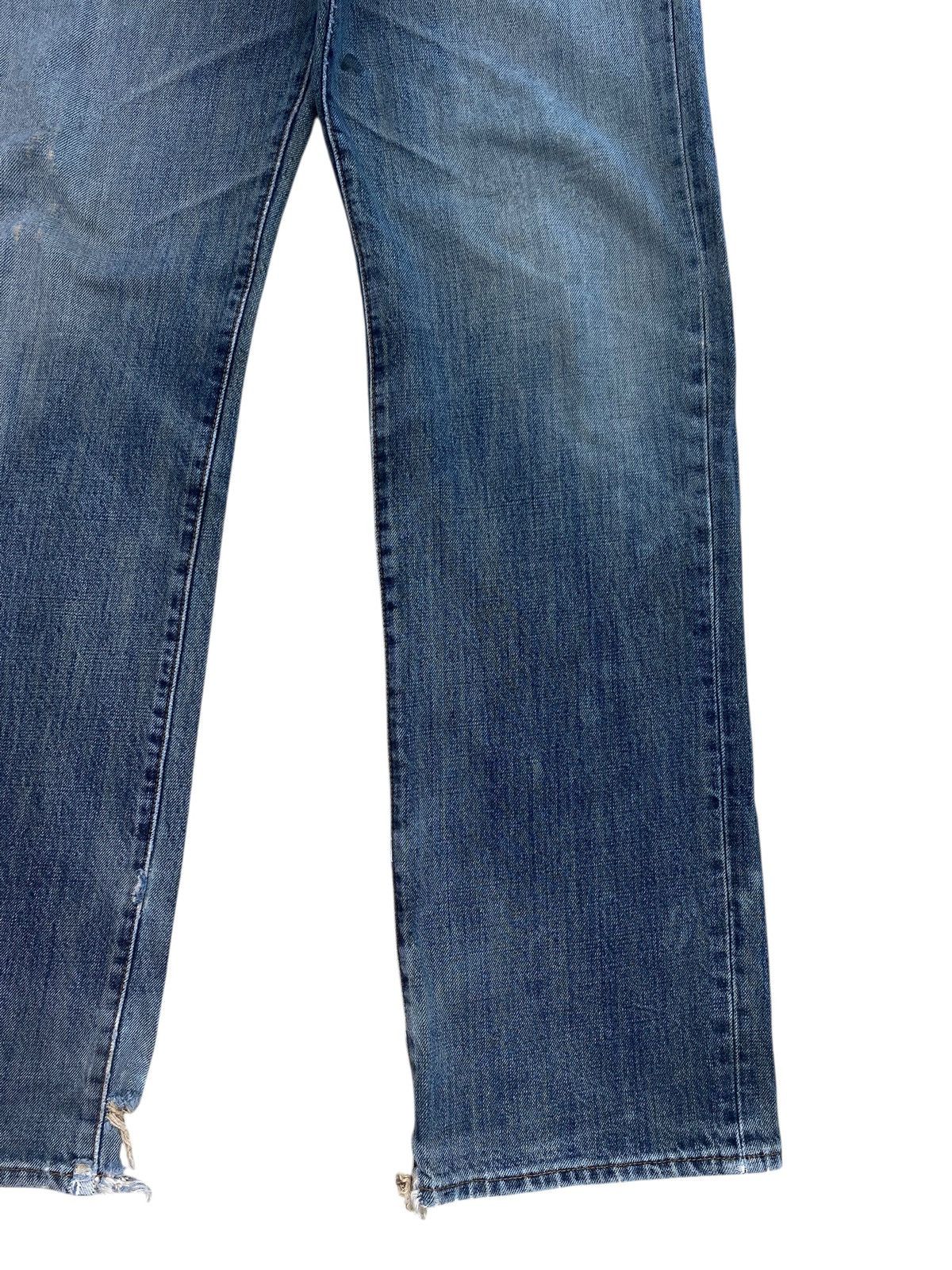 Japanese Brand Japanese Brand Gold Rush Blue Faded Wash Style Loose Jeans Size US 28 / EU 44 - 6 Thumbnail