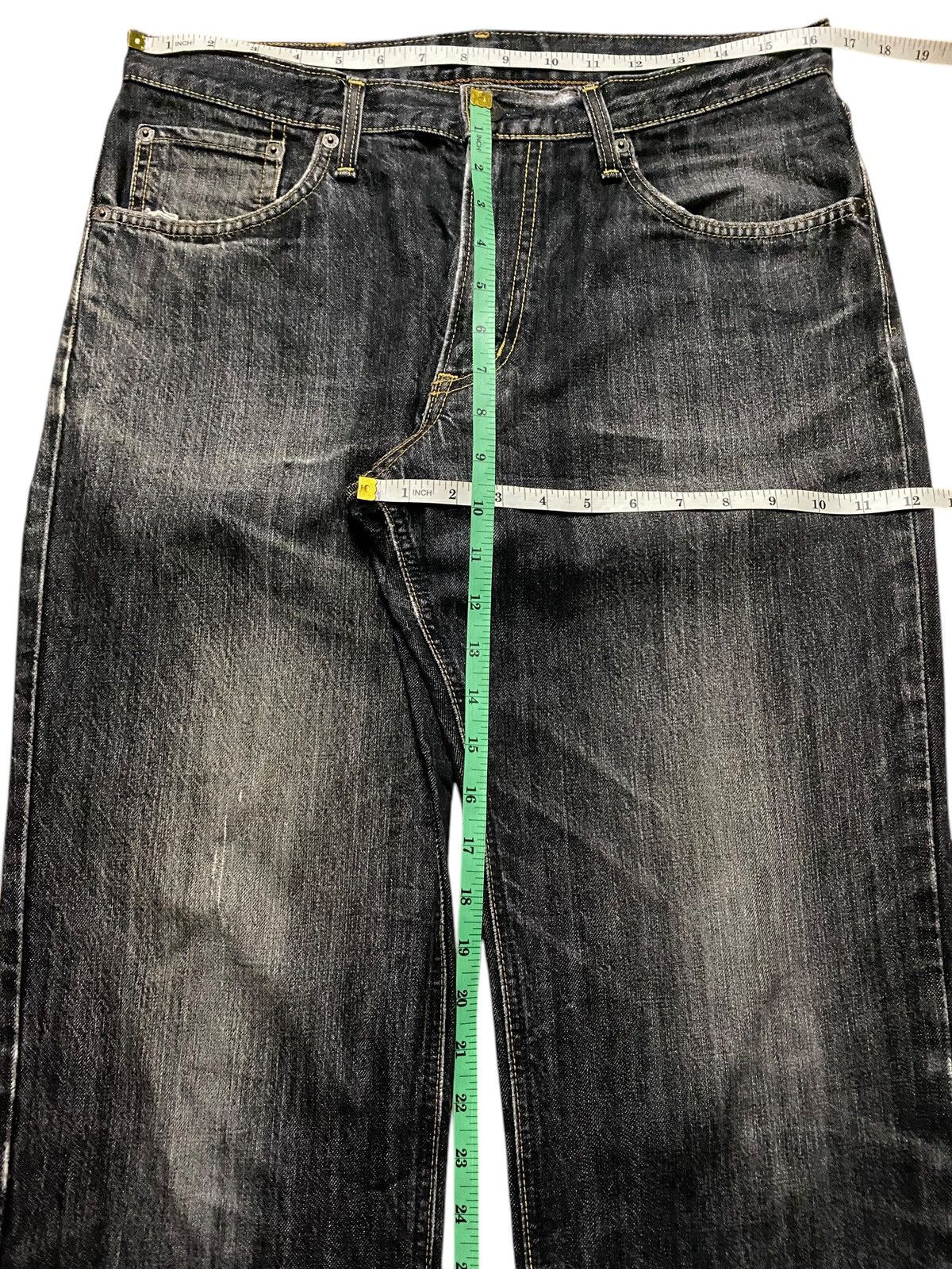 Edwin Vintage Edwin Black Jeans Japan 404 Loose Size US 33 - 12 Thumbnail