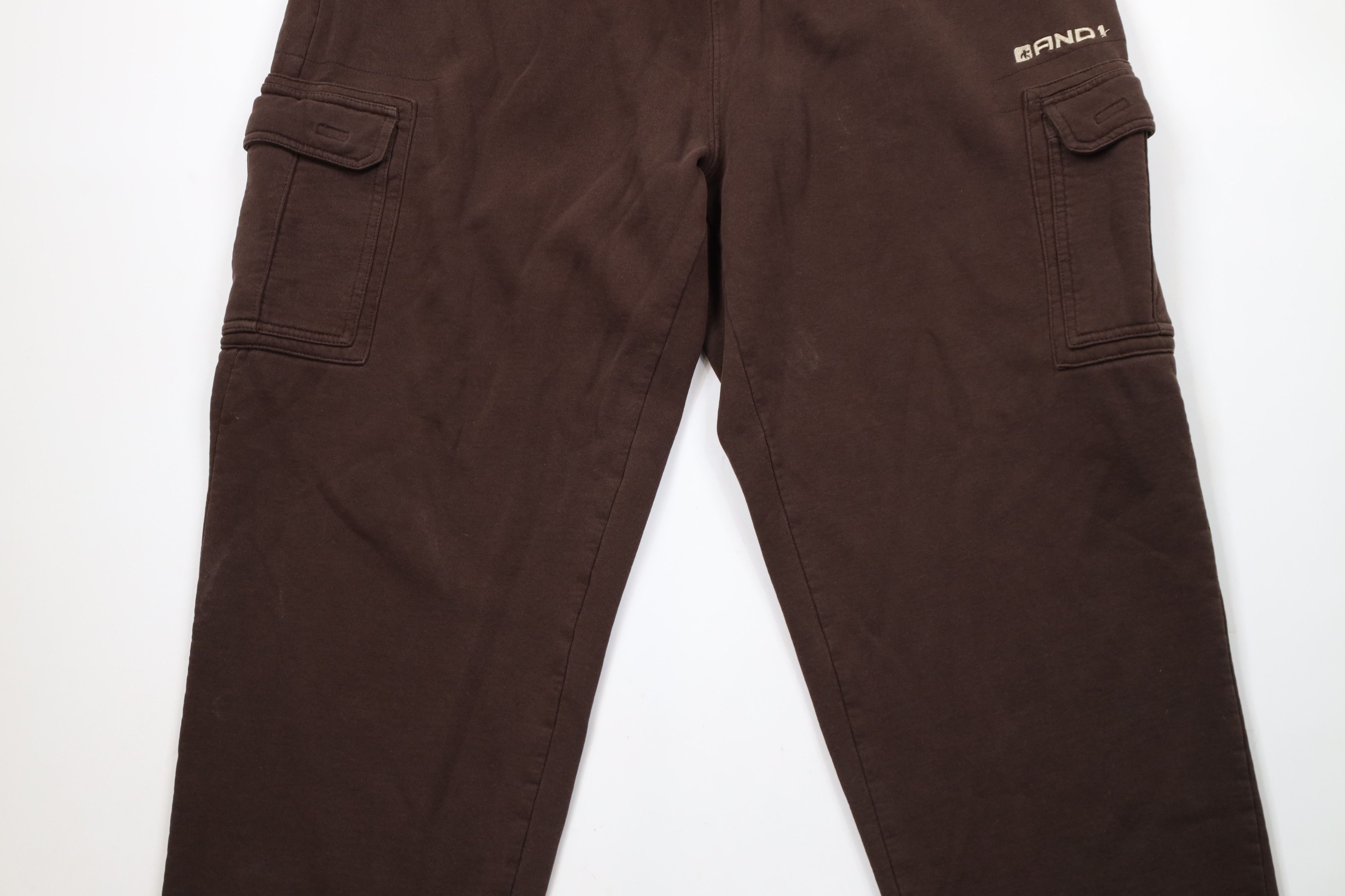 Vintage Vintage 90s Y2K And1 Basketball Wide Leg Cargo Sweatpants Size US 44 / EU 60 - 3 Thumbnail