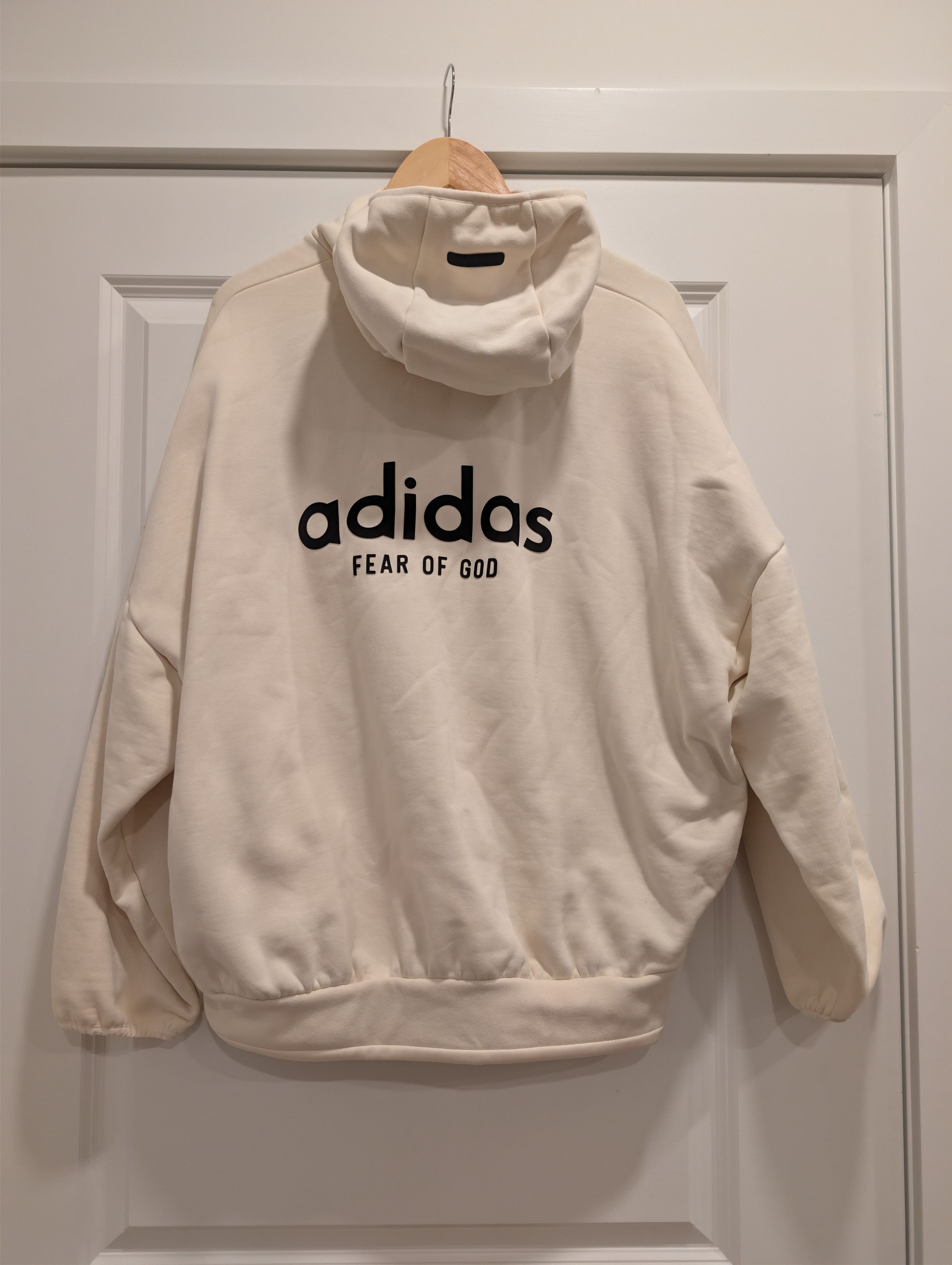Adidas × Fear of God FOG x Adidas Athletics Heavy Fleece Hoodie - M - Pale Yellow Size US M / EU 48-50 / 2 - 9 Thumbnail