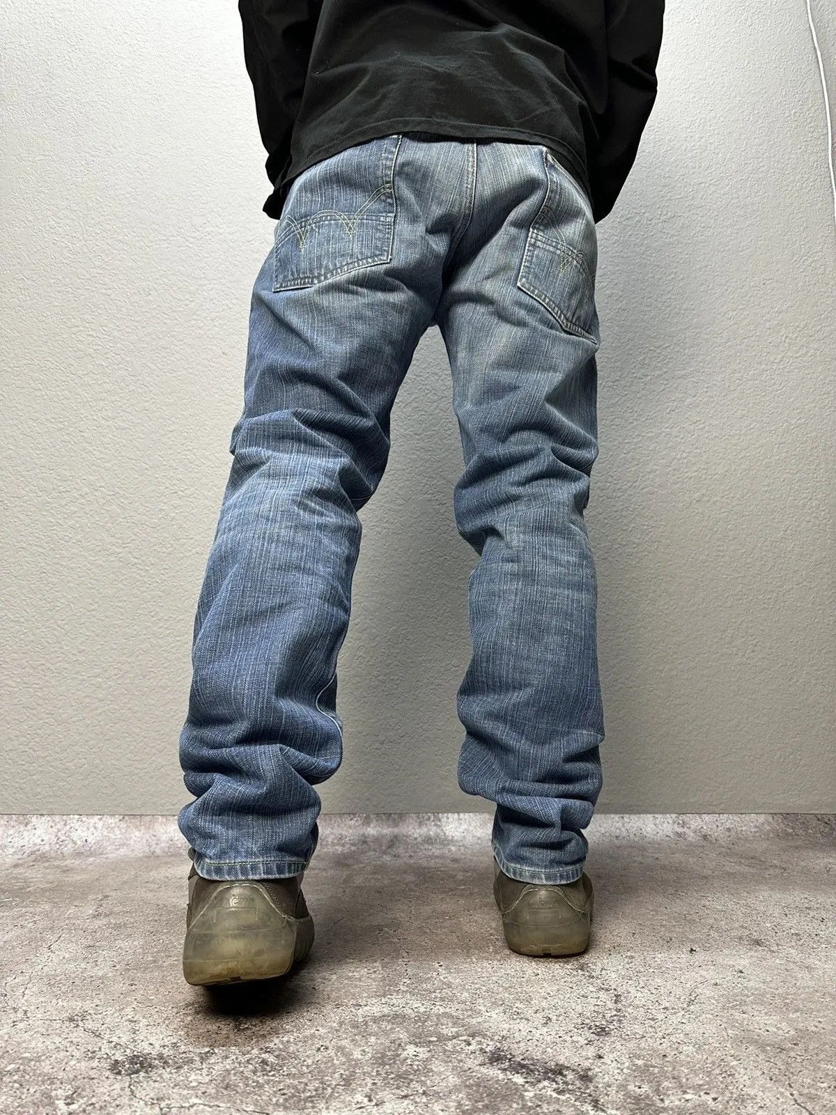 Edwin × Japanese Brand Vintage Edwin Light Wash Faded Denim Jeans Pants Japan W34 Size US 34 / EU 50 - 13 Thumbnail