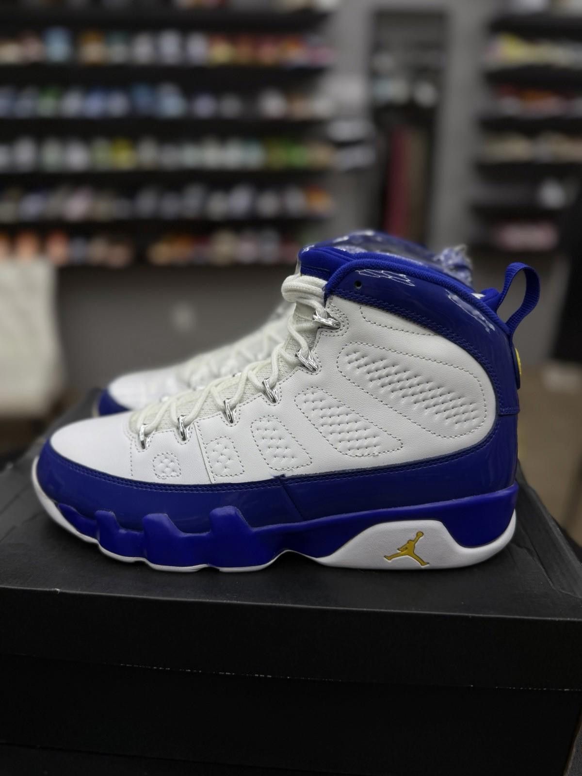 Jordan Brand Nike Air Jordan Retro 9 “Kobe Bryant PE Lakers” Size 10 Men Size US 10 / EU 43 - 3 Thumbnail
