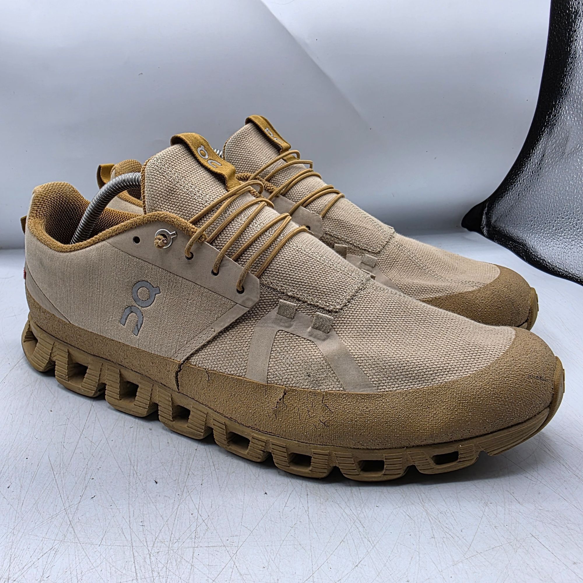 On On Cloud Running Dip Mens 12.5 Beige Tan Athletic Shoes Walk Size US 12.5 / EU 45-46 - 1 Thumbnail