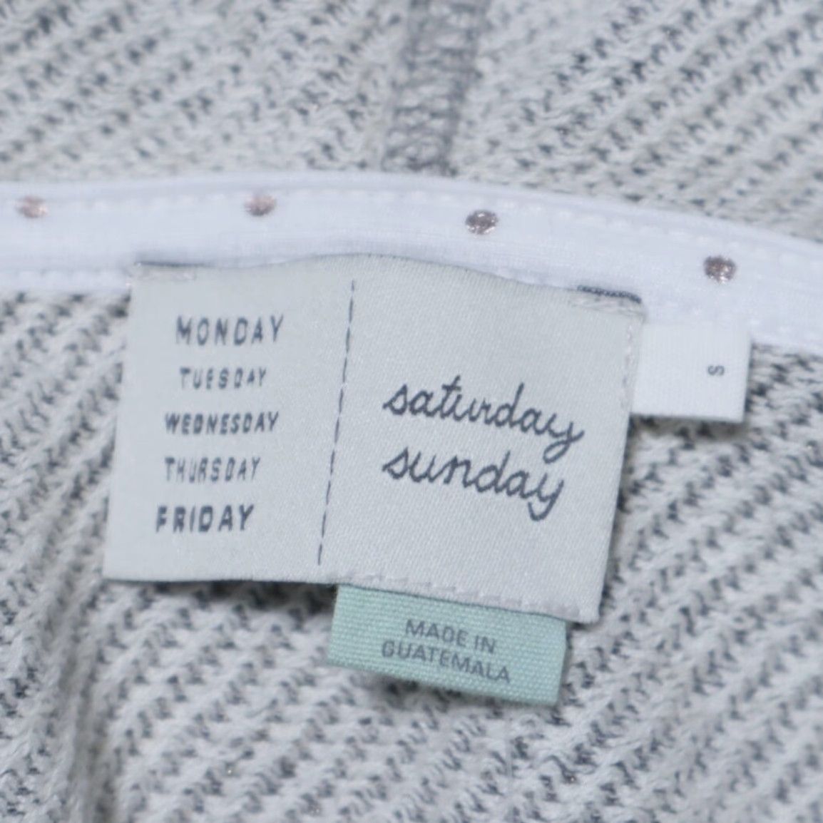 Anthropologie Saturday Sunday for Anthropologie Crop Heather Gray Women's S Hoodie Size S / US 4 / IT 40 - 5 Thumbnail