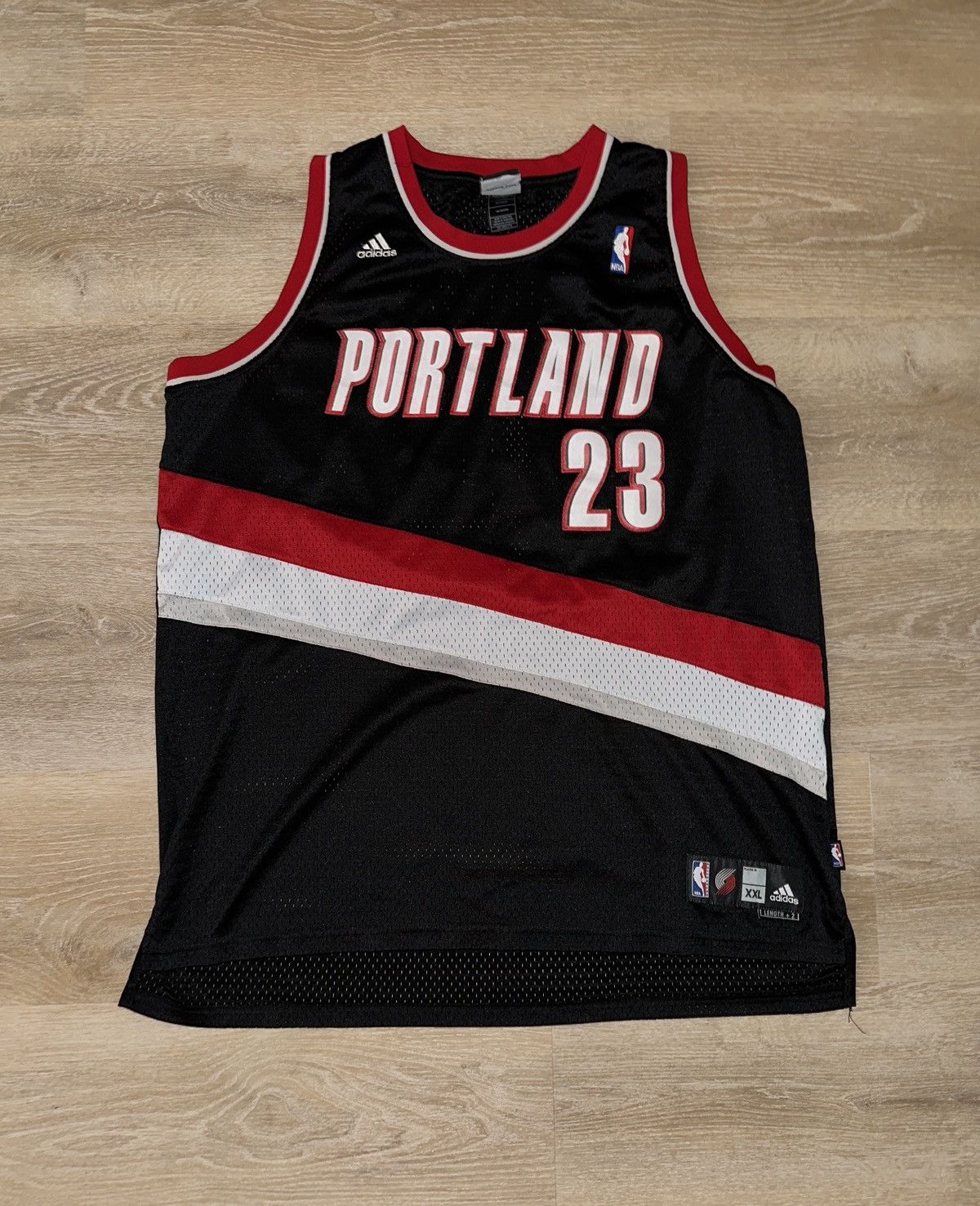 Adidas Vintage Portland Trail Blazers Darius Miles Adidas Jersey Size US XXL / EU 58 / 5 - 1 Thumbnail