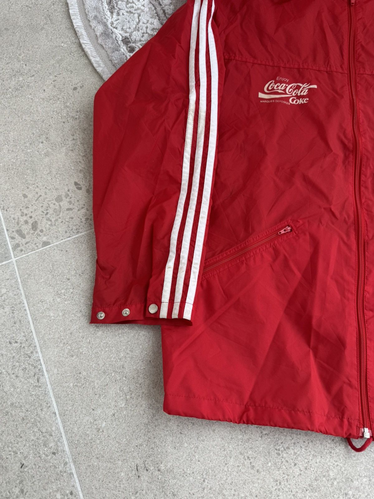 Adidas Adidas Coca Cola vinatge light jacket Size US XL / EU 56 / 4 - 2 Thumbnail