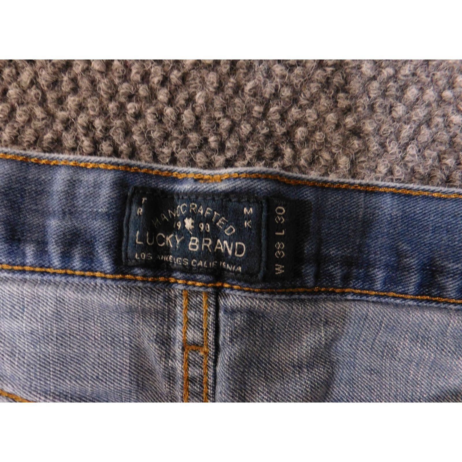 Lucky Brand Lucky Brand Jeans Mens 38x30 Blue 221 Original Straight Denim Classic Fit Pants Size US 30 / EU 46 - 2 Thumbnail