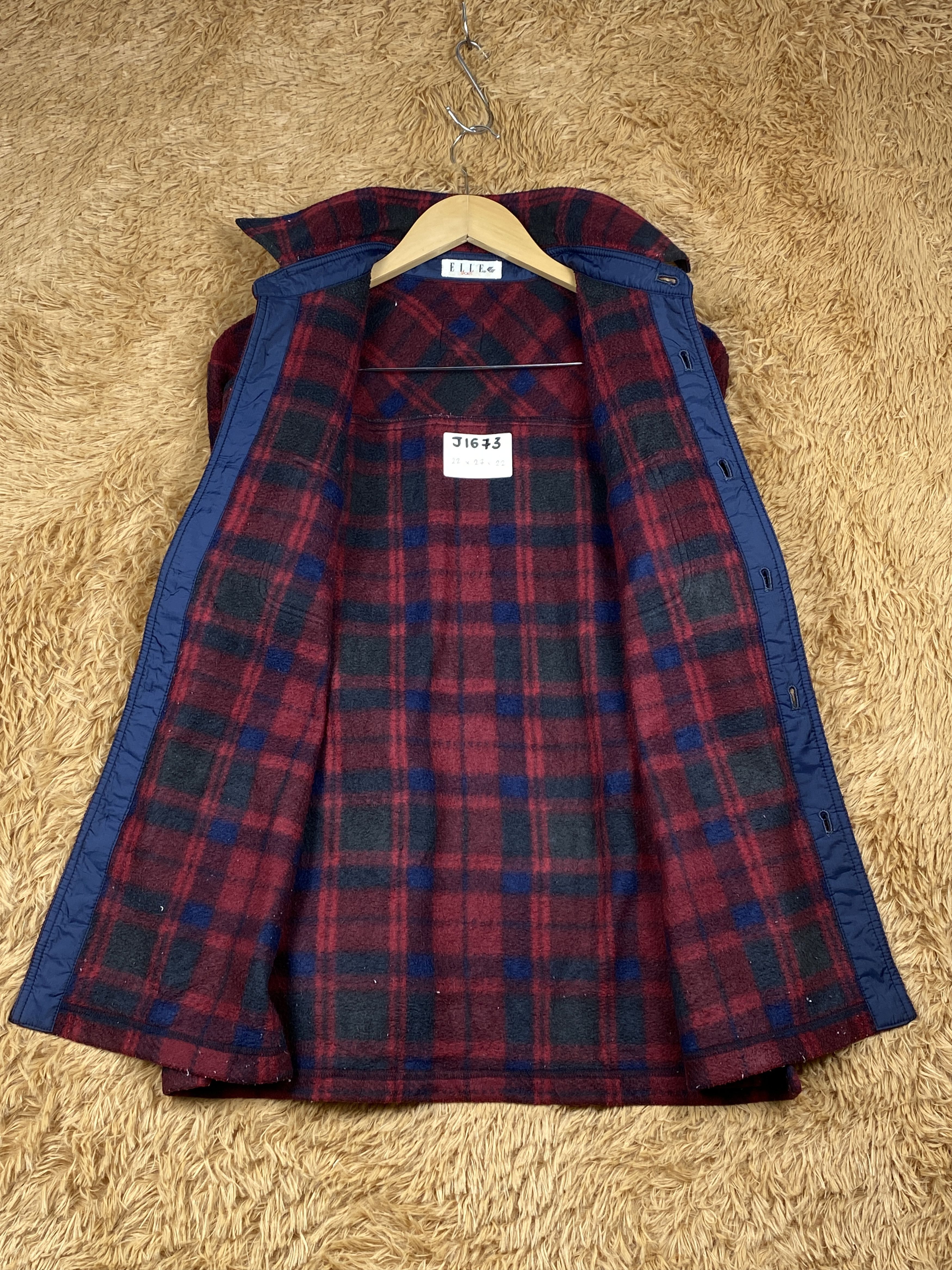 Vintage Vintage Elle Sport Flannel Jacket J0673 Size US S / EU 44-46 / 1 - 8 Thumbnail