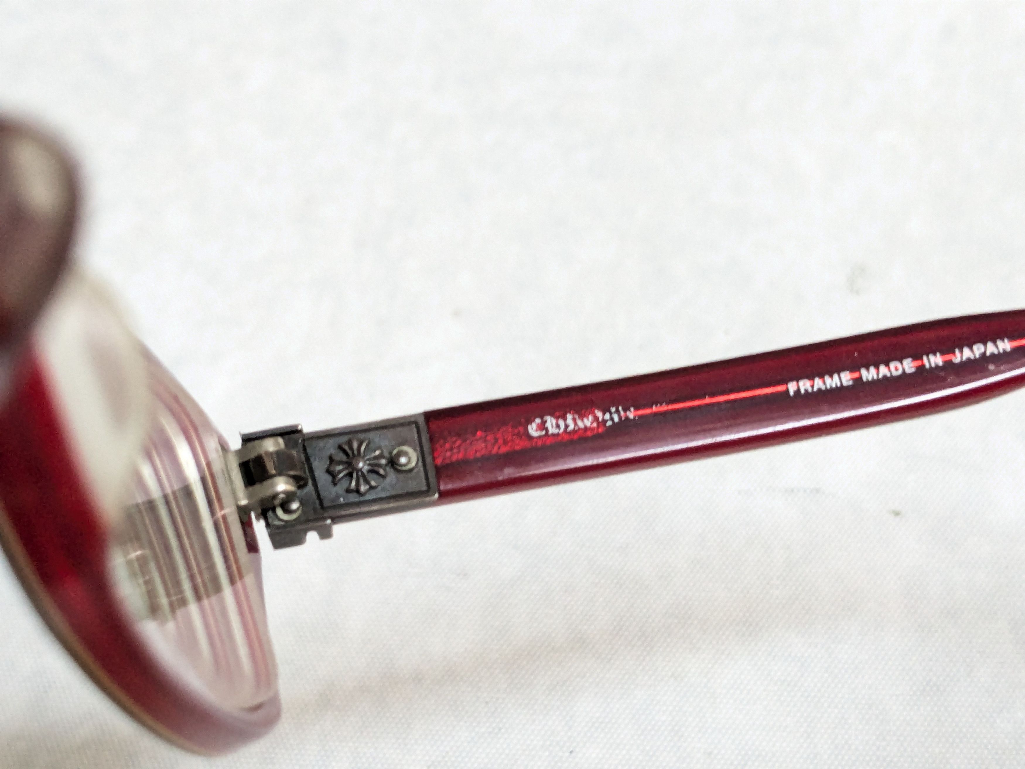 Chrome Hearts Chrome Hearts Venus Eyeglasses Black Red Rectangle Size ONE SIZE - 13 Thumbnail