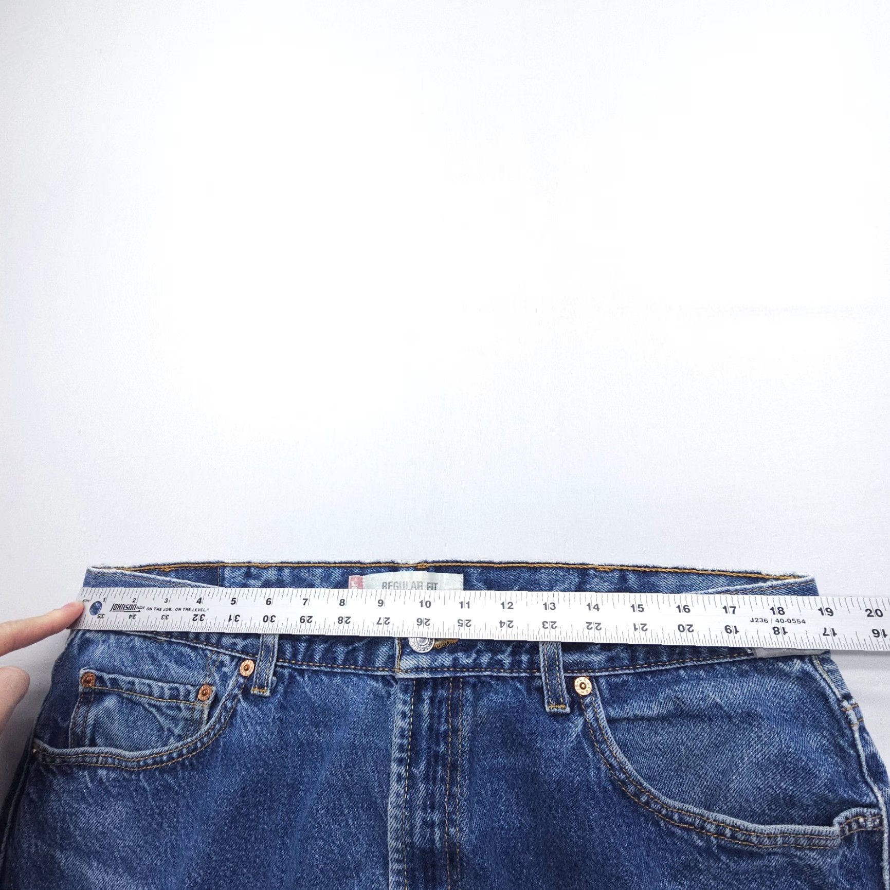 Levi's VINTAGE Levi's 505 Straight Jeans Mens 40 x 30 Dark Wash Y2K 2000s Denim Cotton Regular Jeans Mens Size US 40 / EU 56 - 7 Thumbnail