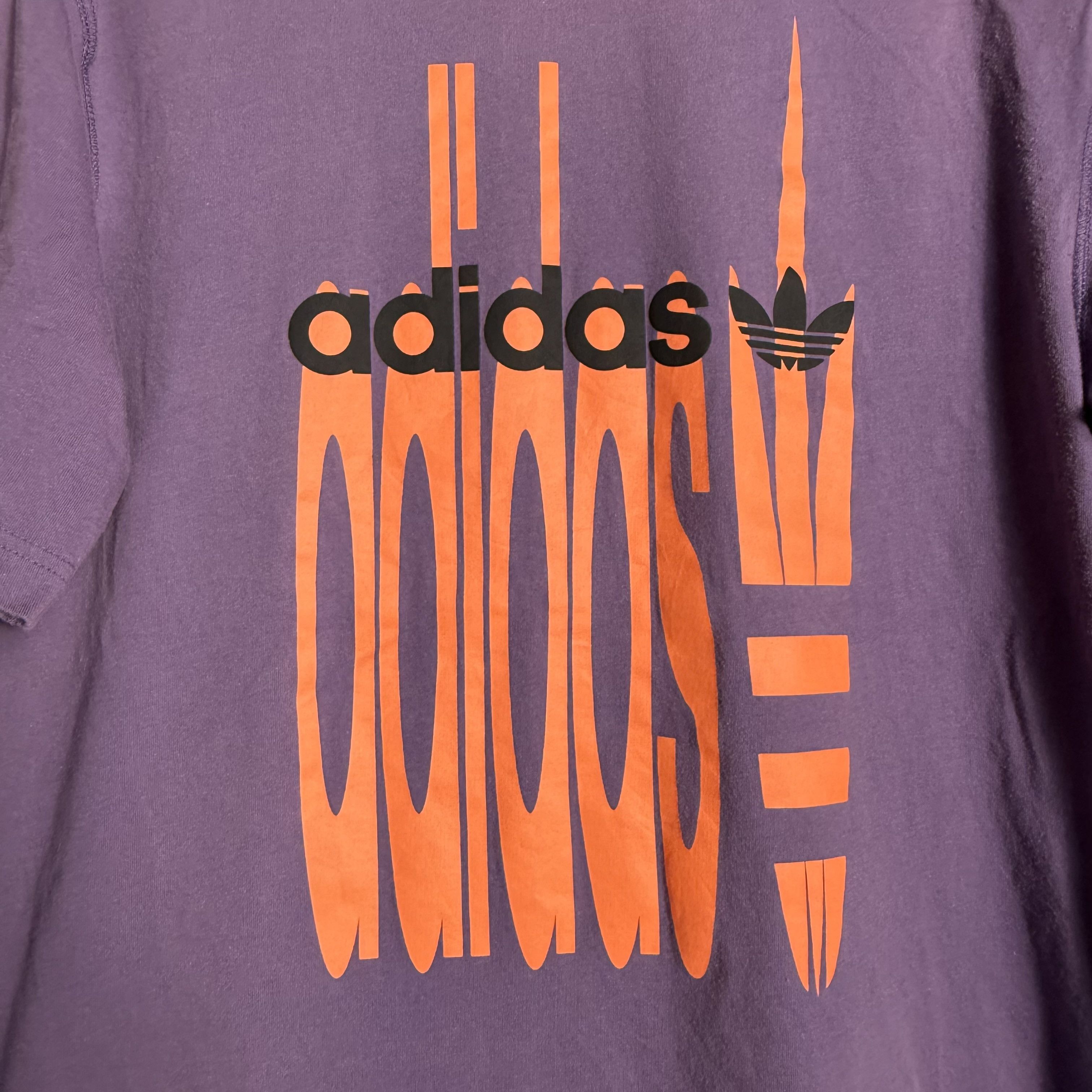 Adidas 🔥RARE🔥Vintage Adidas R.V.Y Spellout T-shirt Size US XL / EU 56 / 4 - 3 Thumbnail