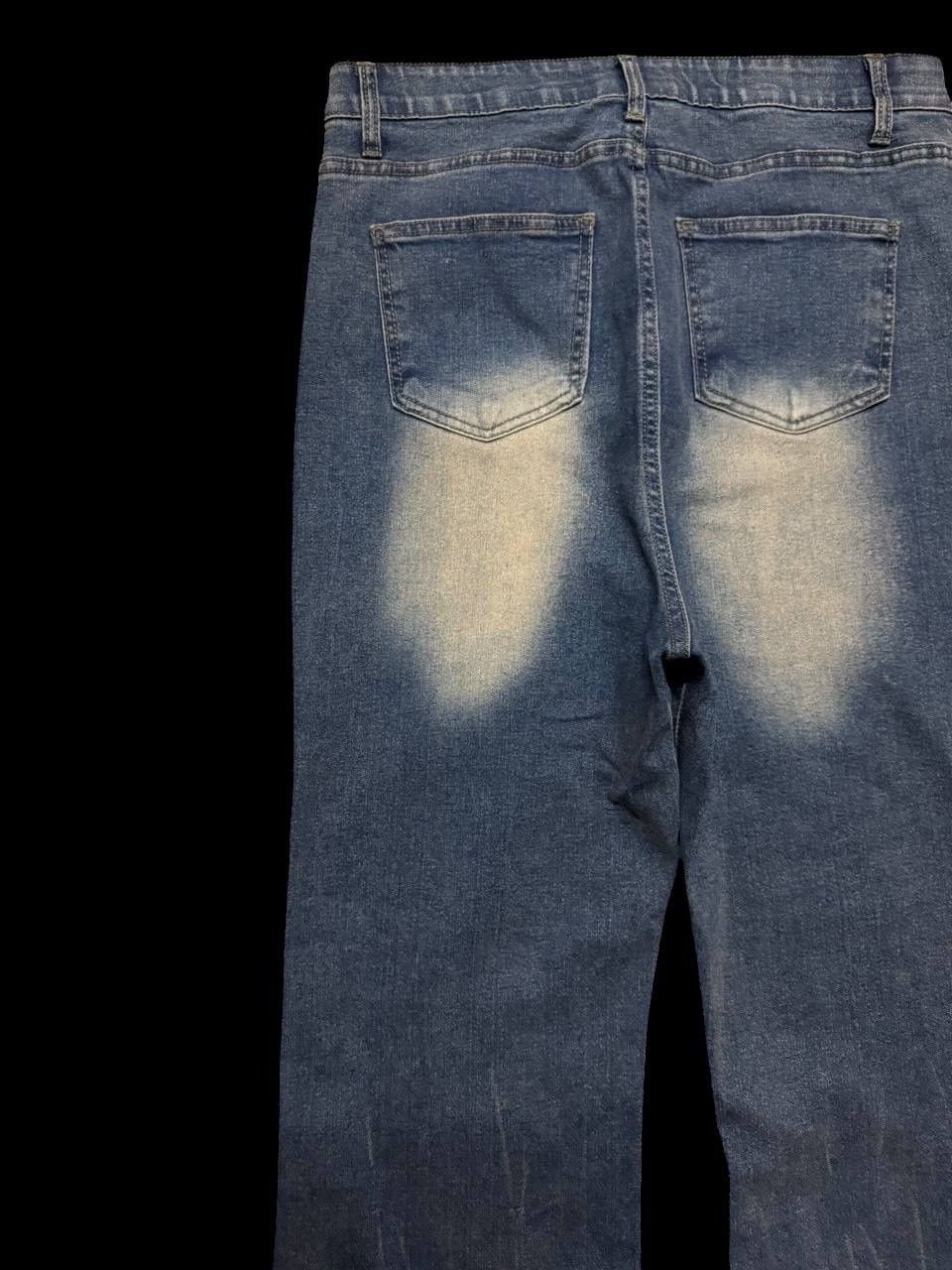 Other FLARE 90s Style Japanese Mudwash Punk Bootcut Denim Jeans Size US 30 / EU 46 - 13 Thumbnail