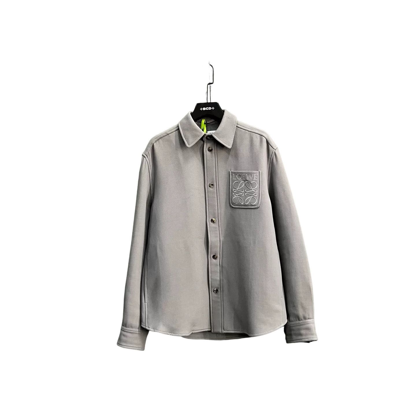 Loewe Loewe Embroidered Logo Wool Shirt Jacket 46 Size US S / EU 44-46 / 1 - 1 Thumbnail