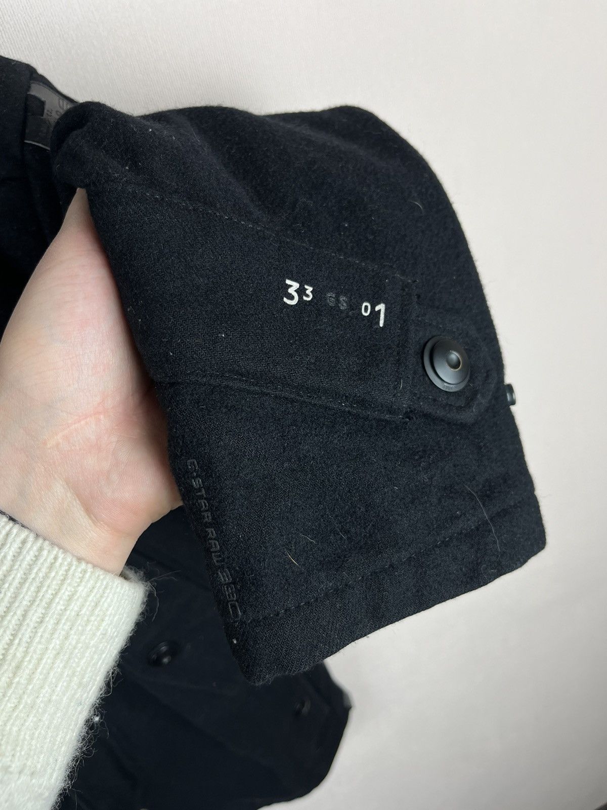 G-Star G Star Wool Hooded Coat Jacket Black Size L Size US L / EU 52-54 / 3 - 6 Thumbnail
