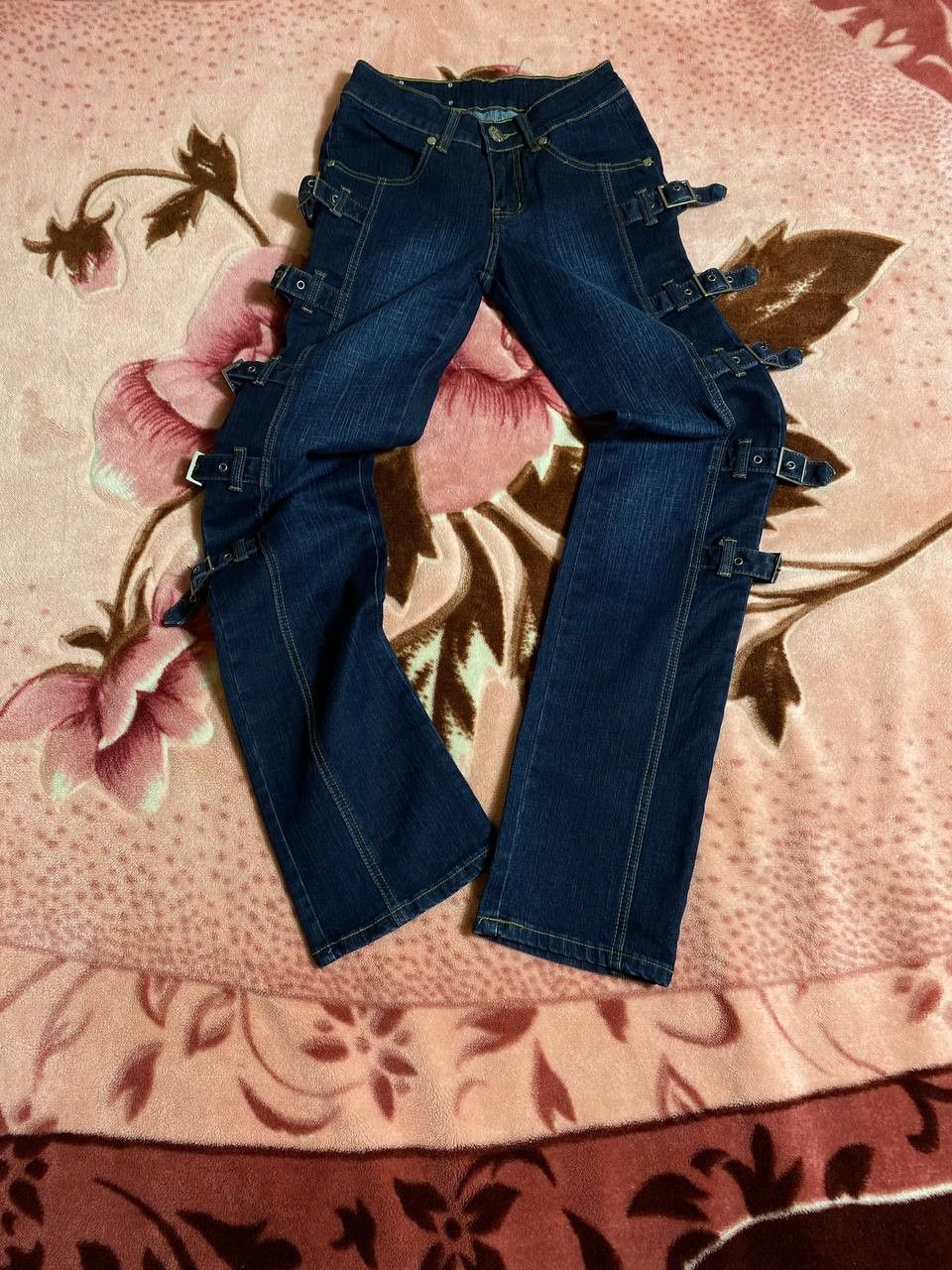 Japanese Brand Y2k rick owen style custom denim distressed baggy jeans Size US 28 / EU 44 - 11 Thumbnail