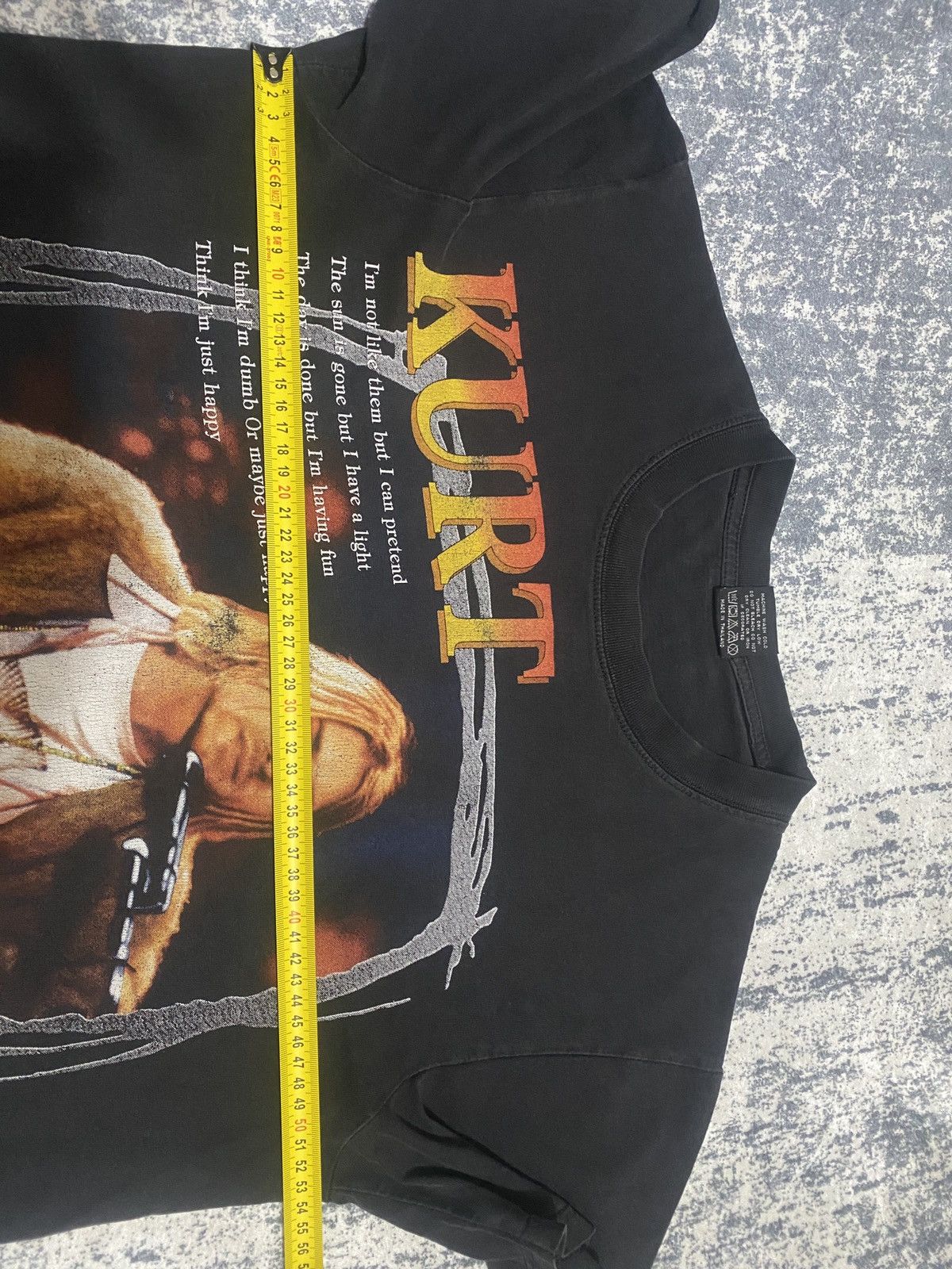 Band Tees Nirvana vintage band tee fullprint tee Size US L / EU 52-54 / 3 - 10 Thumbnail