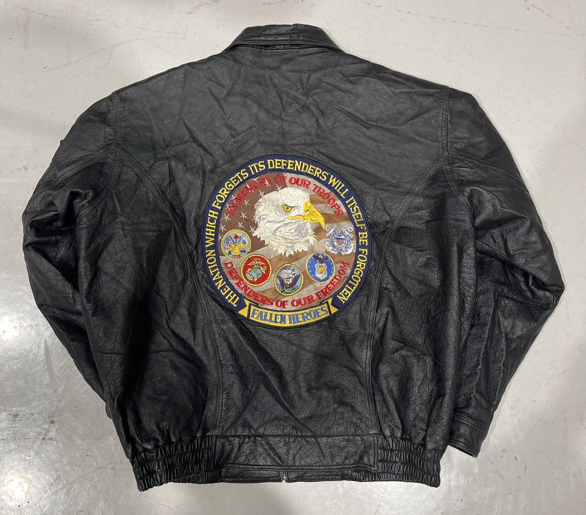 Other Leather USA Fallen Hero’s Jacket Size US XXL / EU 58 / 5 - 5 Thumbnail