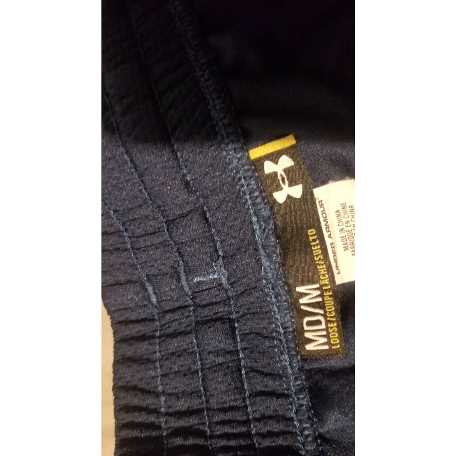 Under Armour Under Armour Mens Athletic Pants M Medium Navy Blue Sweatpants Regular Fit Activewear Gym Workout Size US 31 - 5 Thumbnail