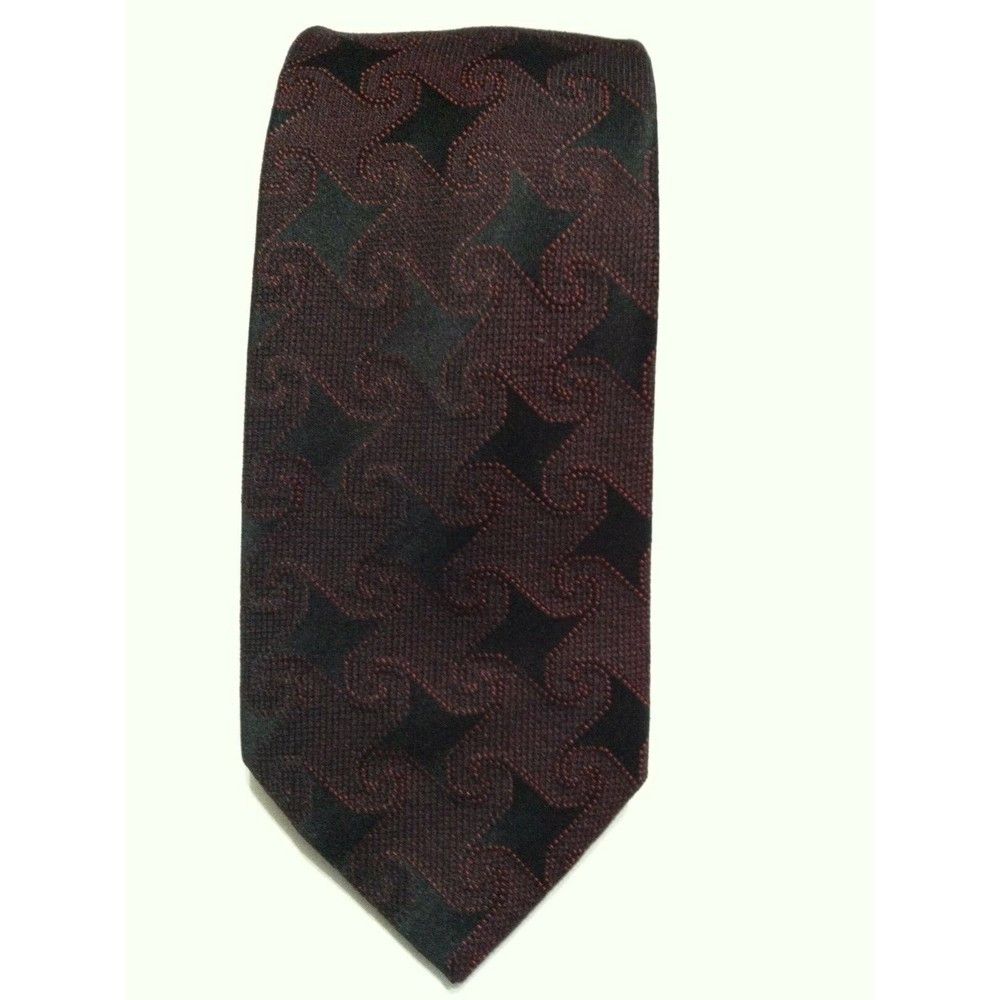 Sean John SEAN JOHN MENS NEW BURGUNDY 83%SILK 17%VISCOSE TIE WIDTH: 3" Size ONE SIZE - 1 Thumbnail