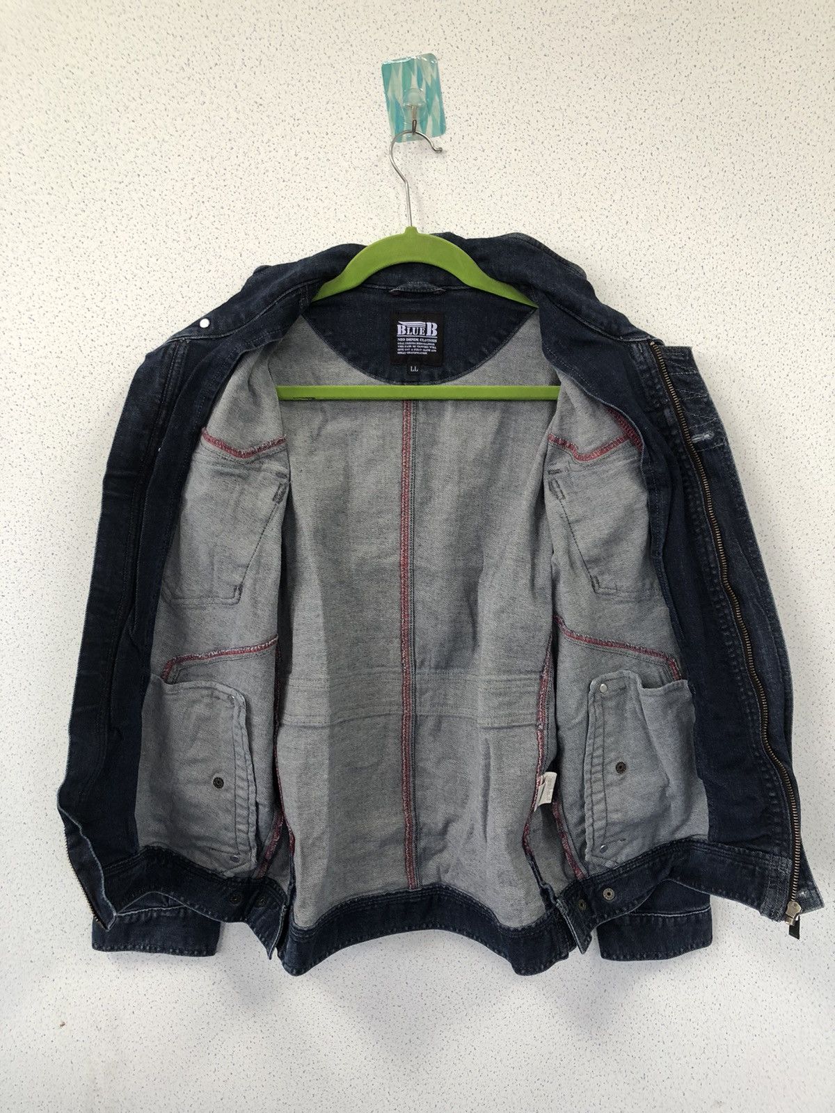 Japanese Brand Blue B Neo Denim Jacket Size US M / EU 48-50 / 2 - 7 Thumbnail