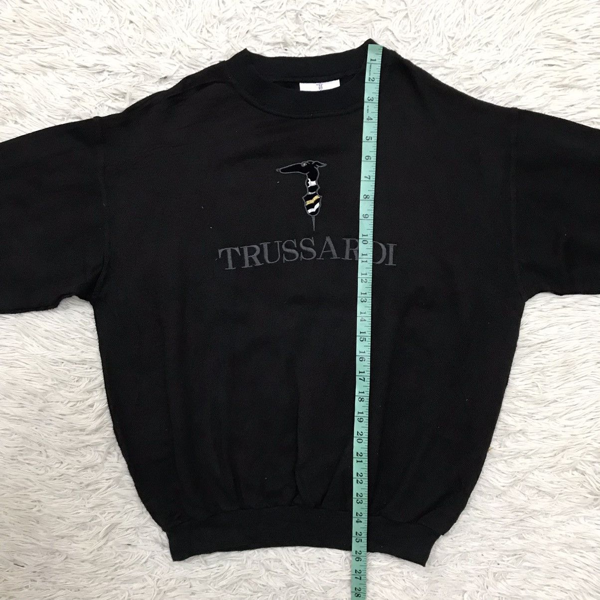 Trussardi × Vintage VINTAGE 90s TRUSARRDI EMBROIDERY LOGO SWEATSHIRT Size US M / EU 48-50 / 2 - 12 Thumbnail
