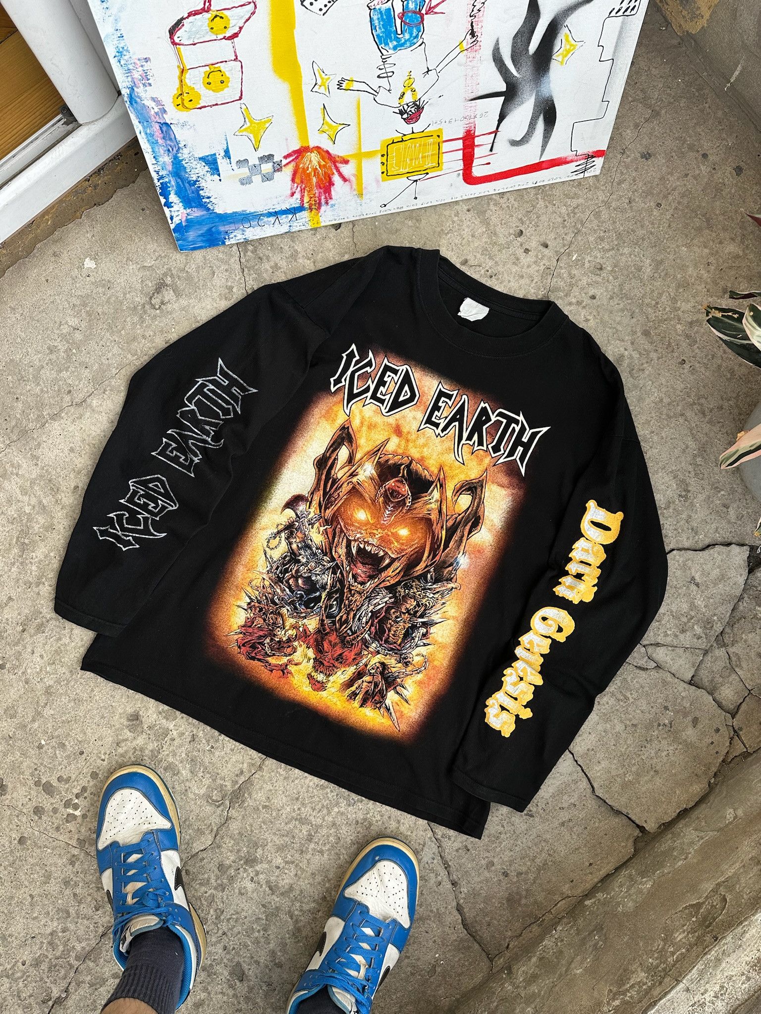 Band Tees Vintage Iced Earth Horror Rock Band Tee longsleeve Size US L / EU 52-54 / 3 - 6 Thumbnail