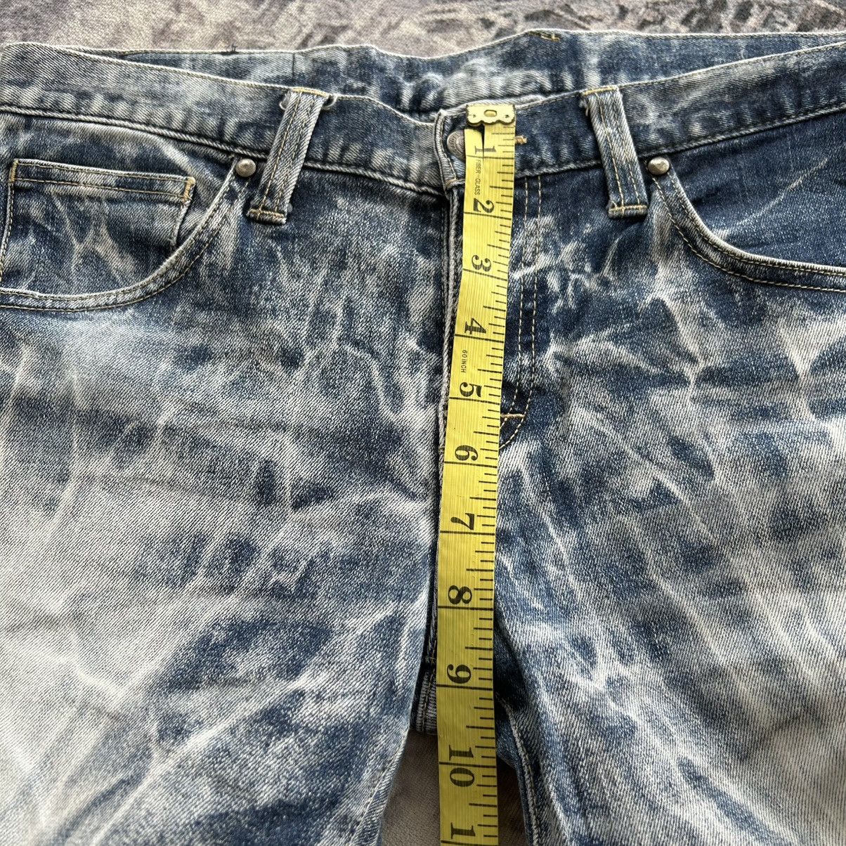 If Six Was Nine Rockstar Tornado Mart Acid Wash Jeans Size US 31 - 16 Thumbnail