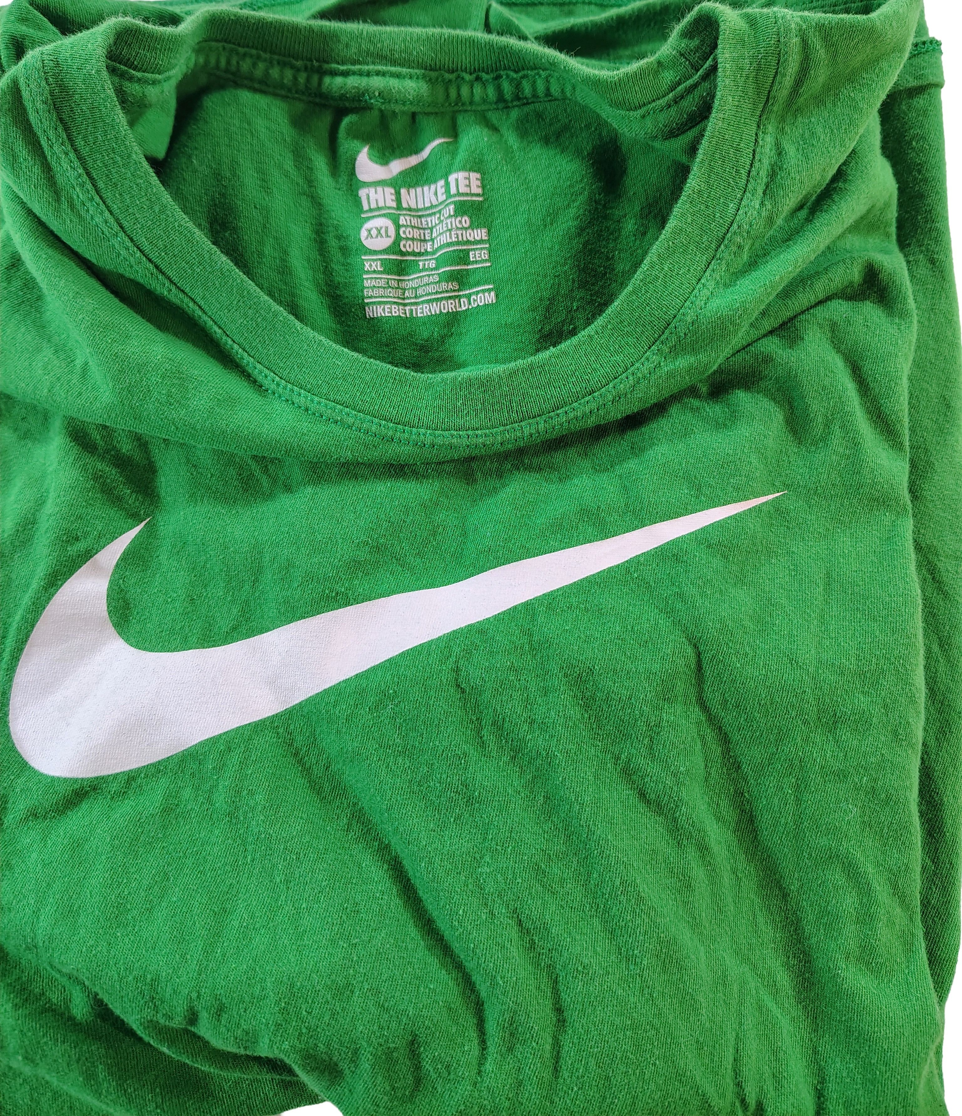 Nike Men's XXL Green Nike Check Graphic T-Shirt Size US XXL / EU 58 / 5 - 2 Thumbnail