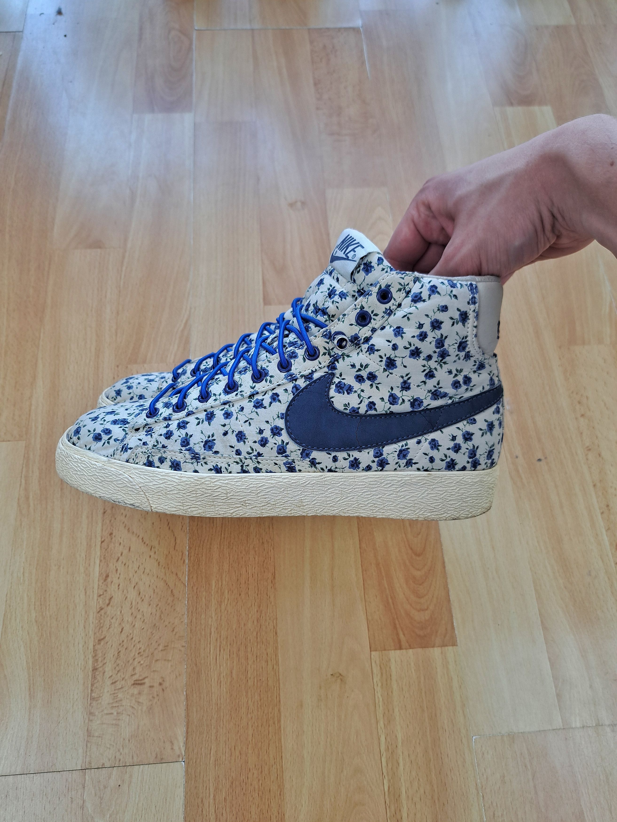Nike Nike x Liberty London Floral Blazer Hi Rare OG 2008 Size US 7.5 / IT 37.5 - 3 Thumbnail